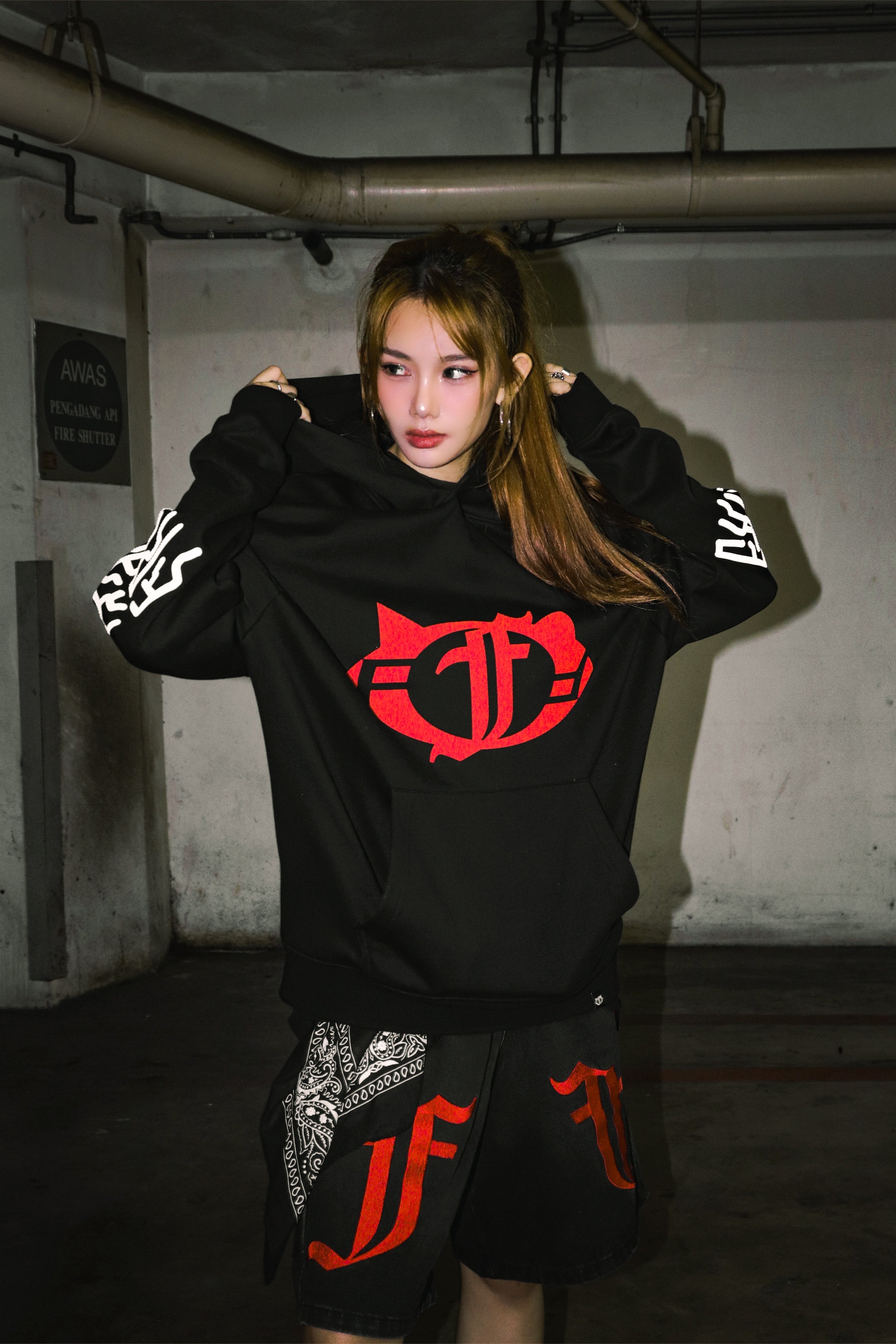 DNA Bloods Hoodie Black