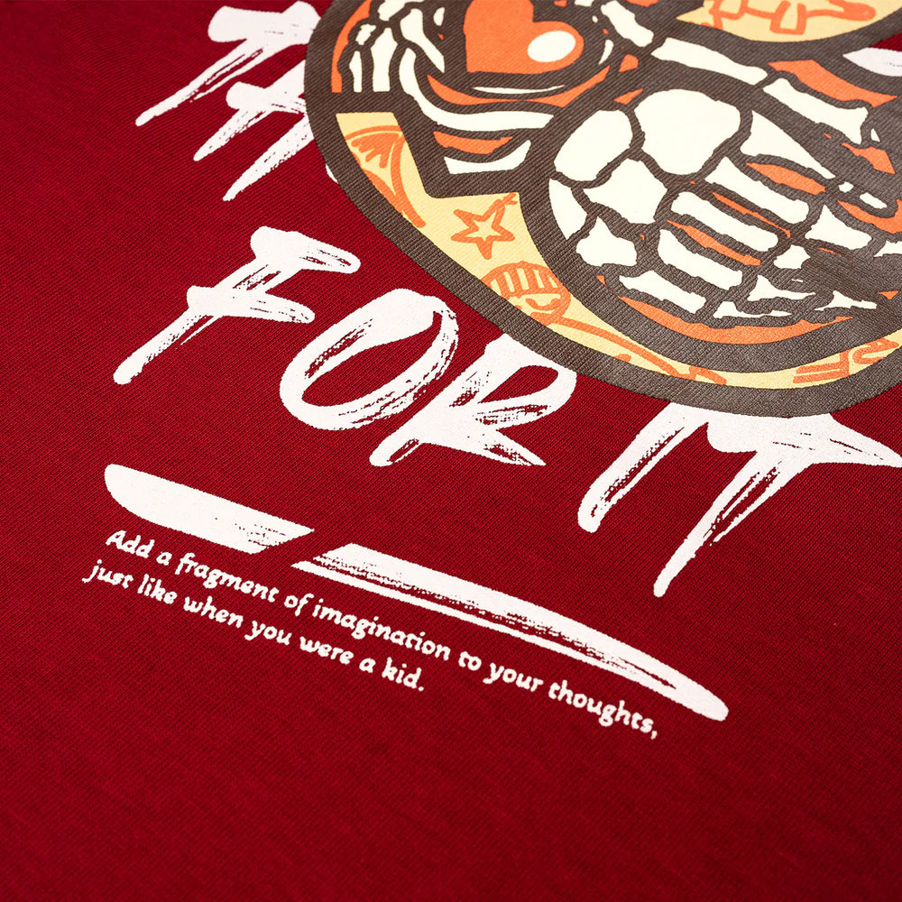 Children See Magic Broad Tee - Wine Red