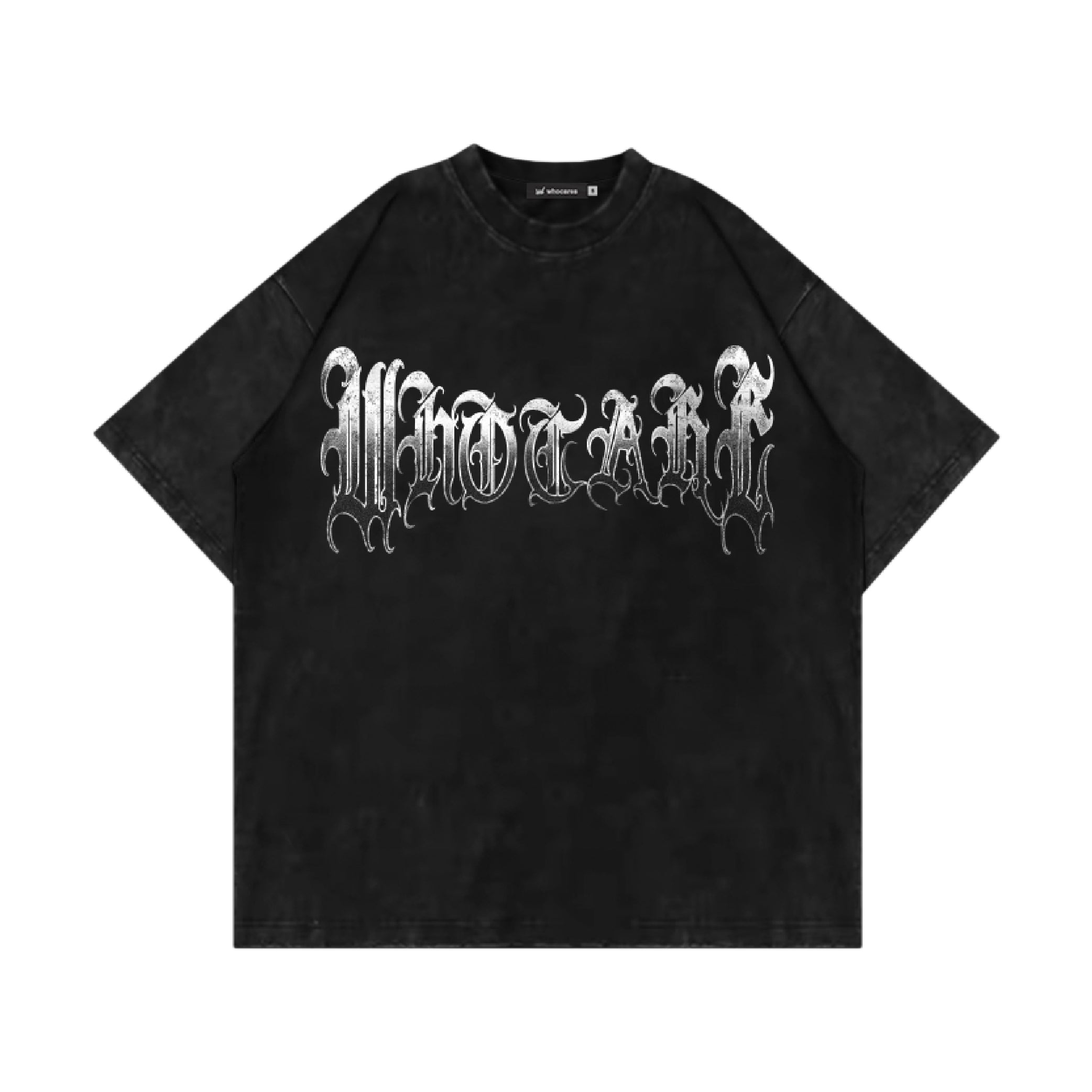 Vintage Rock Patch Tee Black