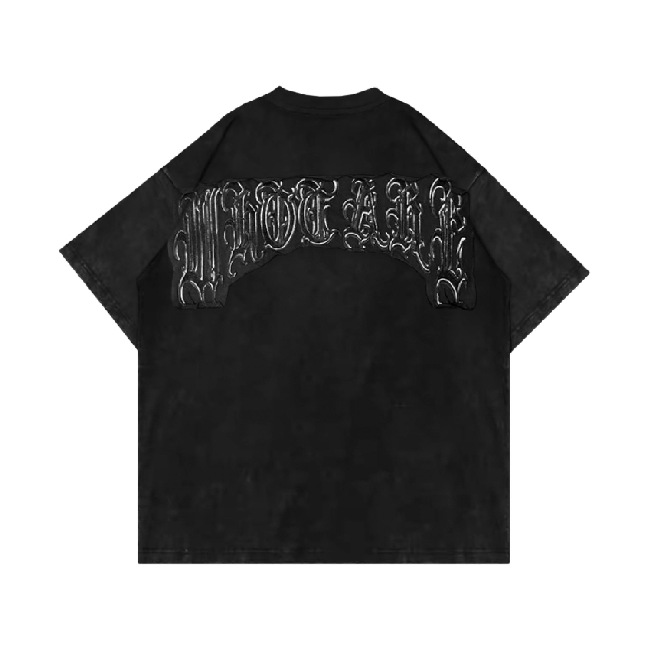 Vintage Rock Patch Tee Black