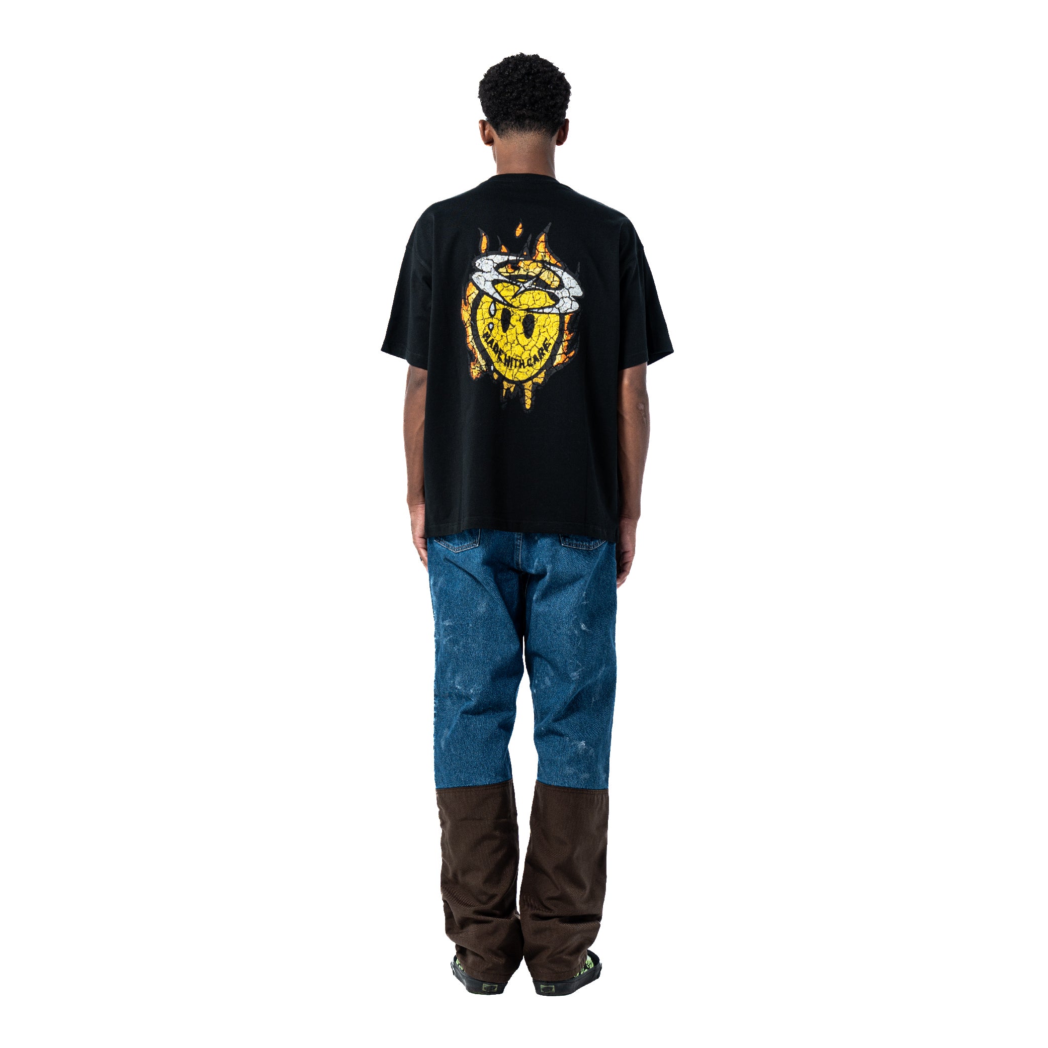 Distressed Smiley Tee