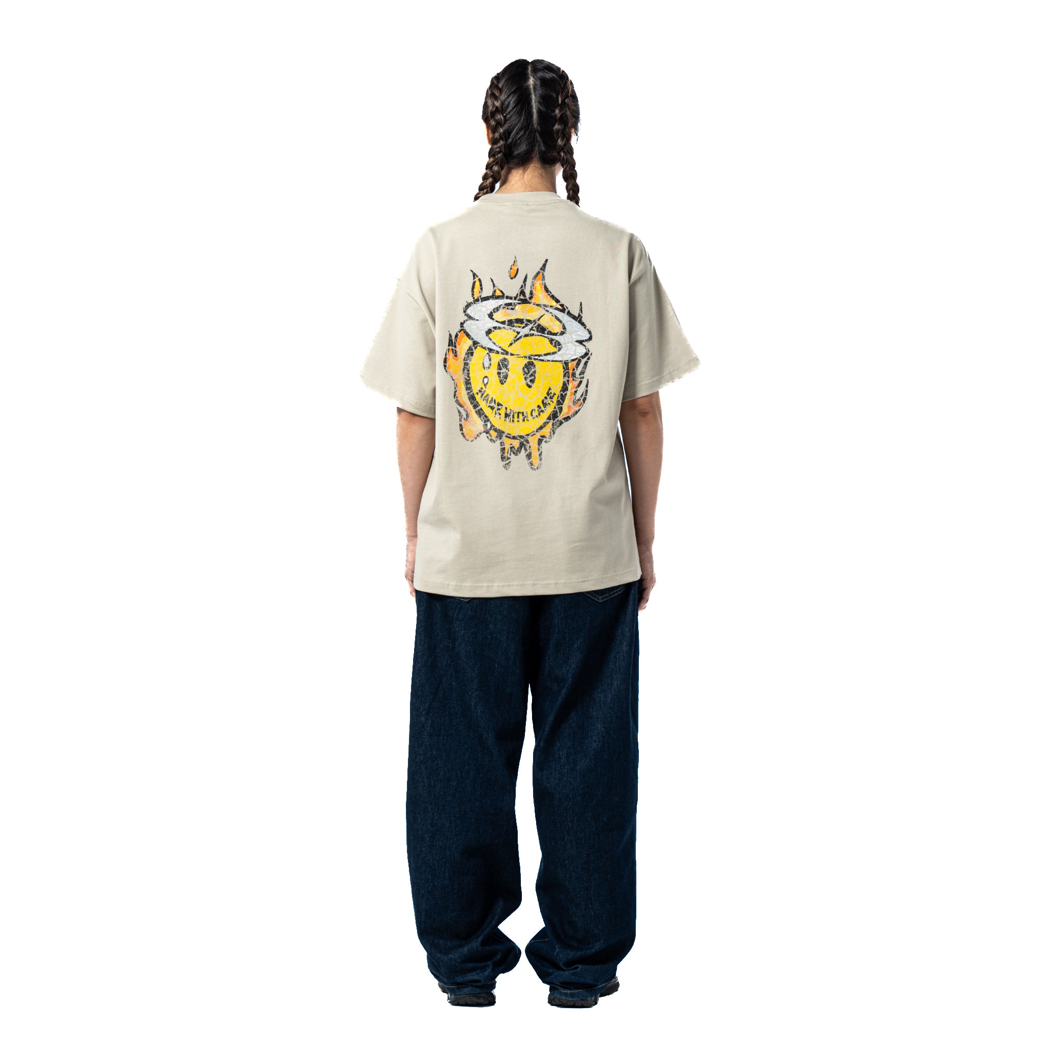 Distressed Smiley Tee
