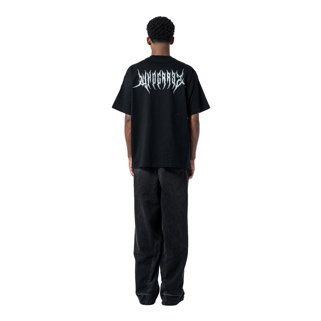 Reflective Gothic Tee Black