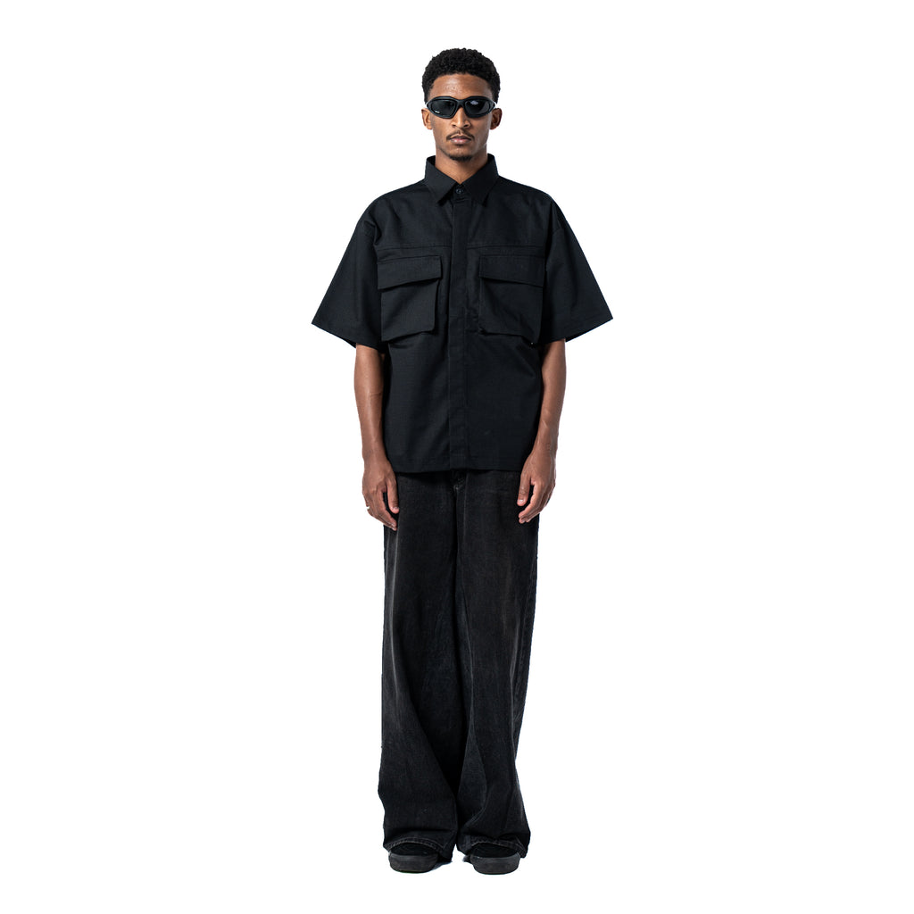 Classic Patch Work Tee Black