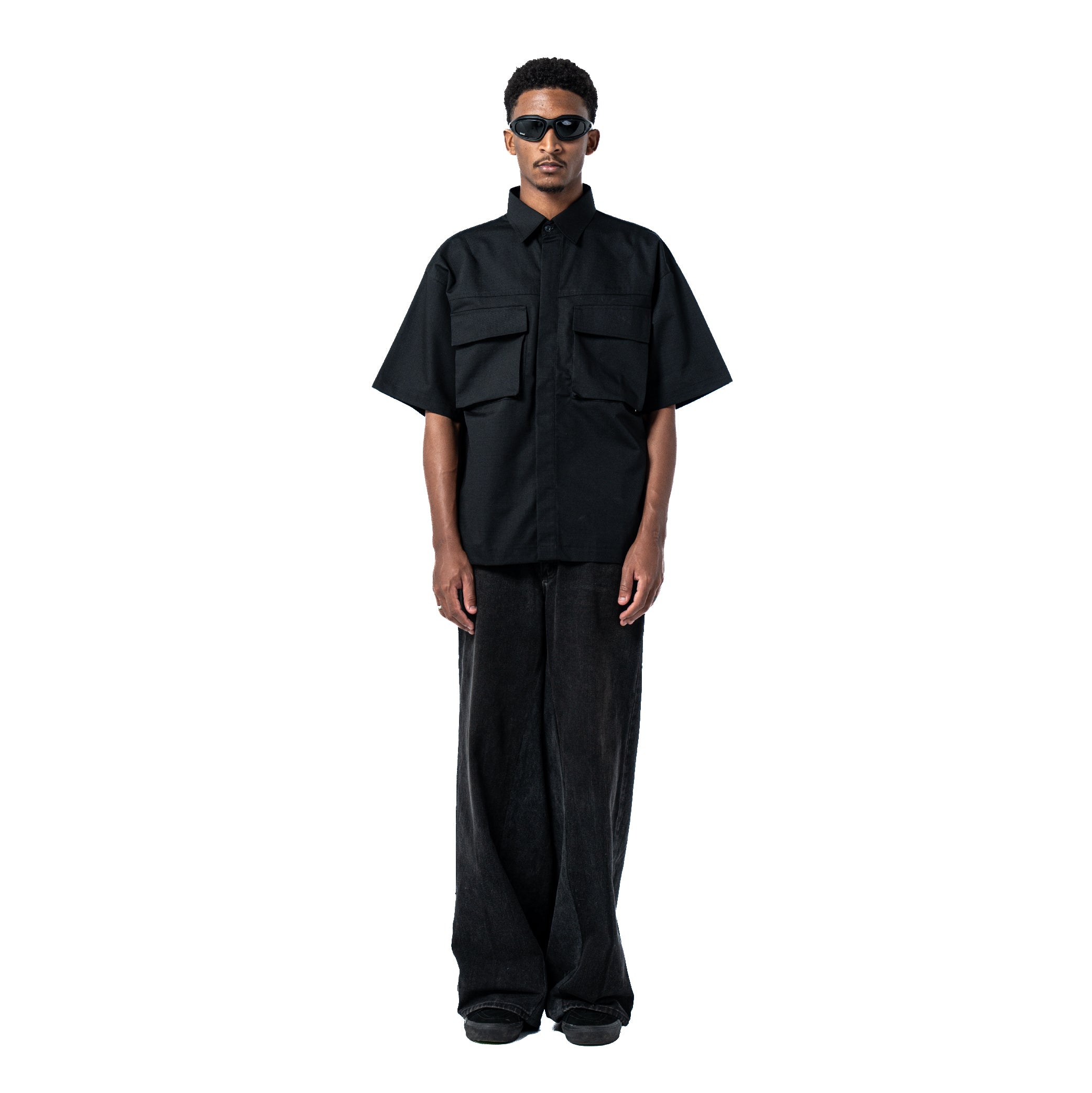 Classic Patch Work Tee Black