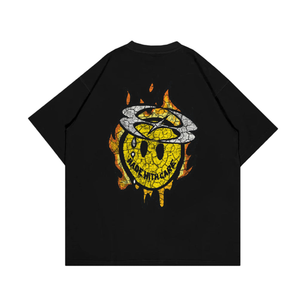 Distressed Smiley Tee