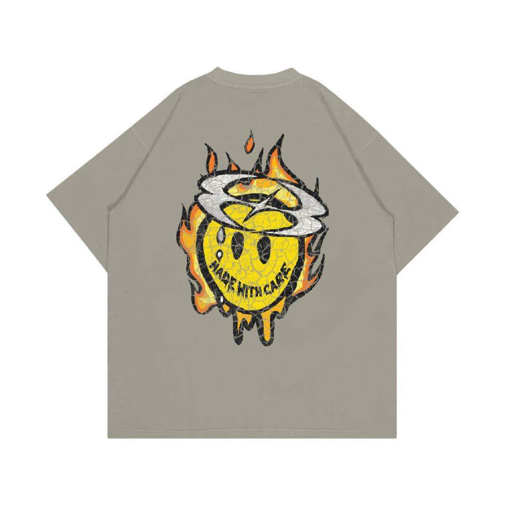 Distressed Smiley Tee
