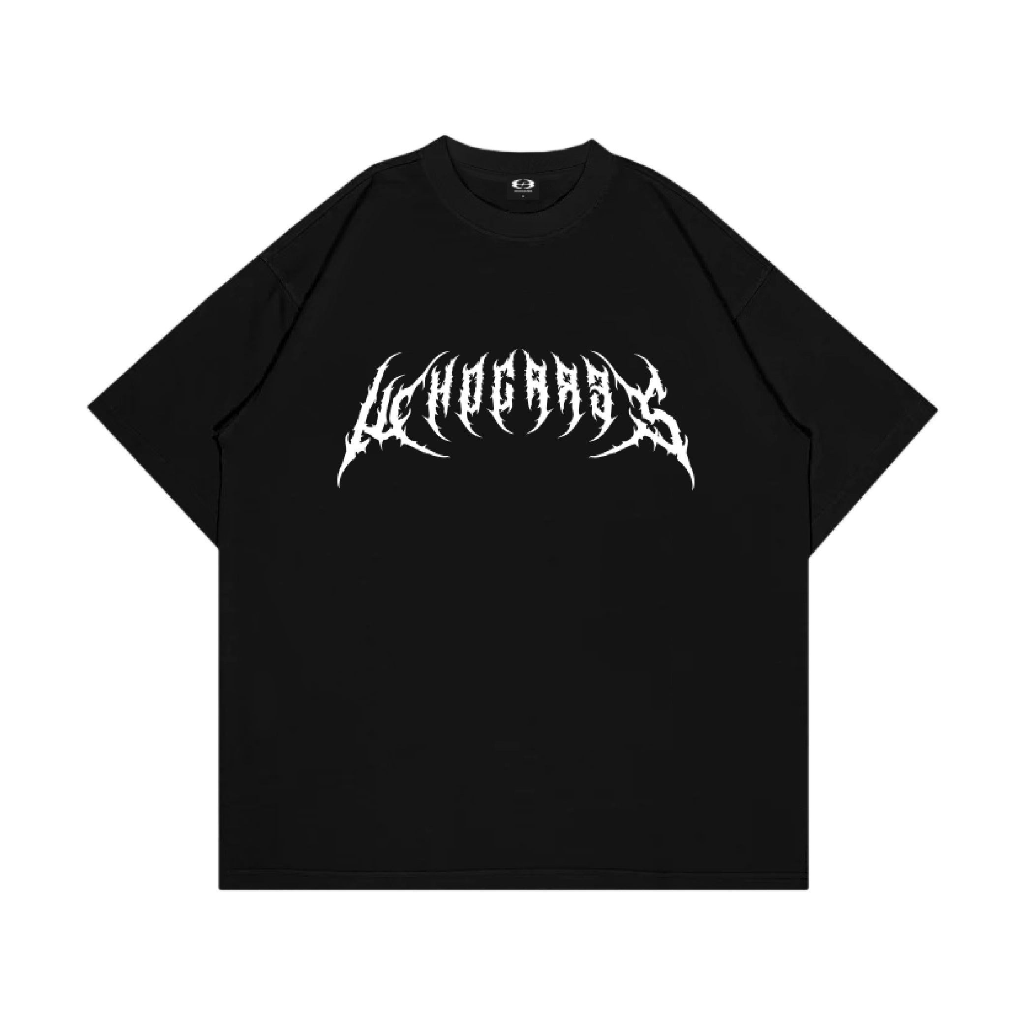 Reflective Gothic Tee Black