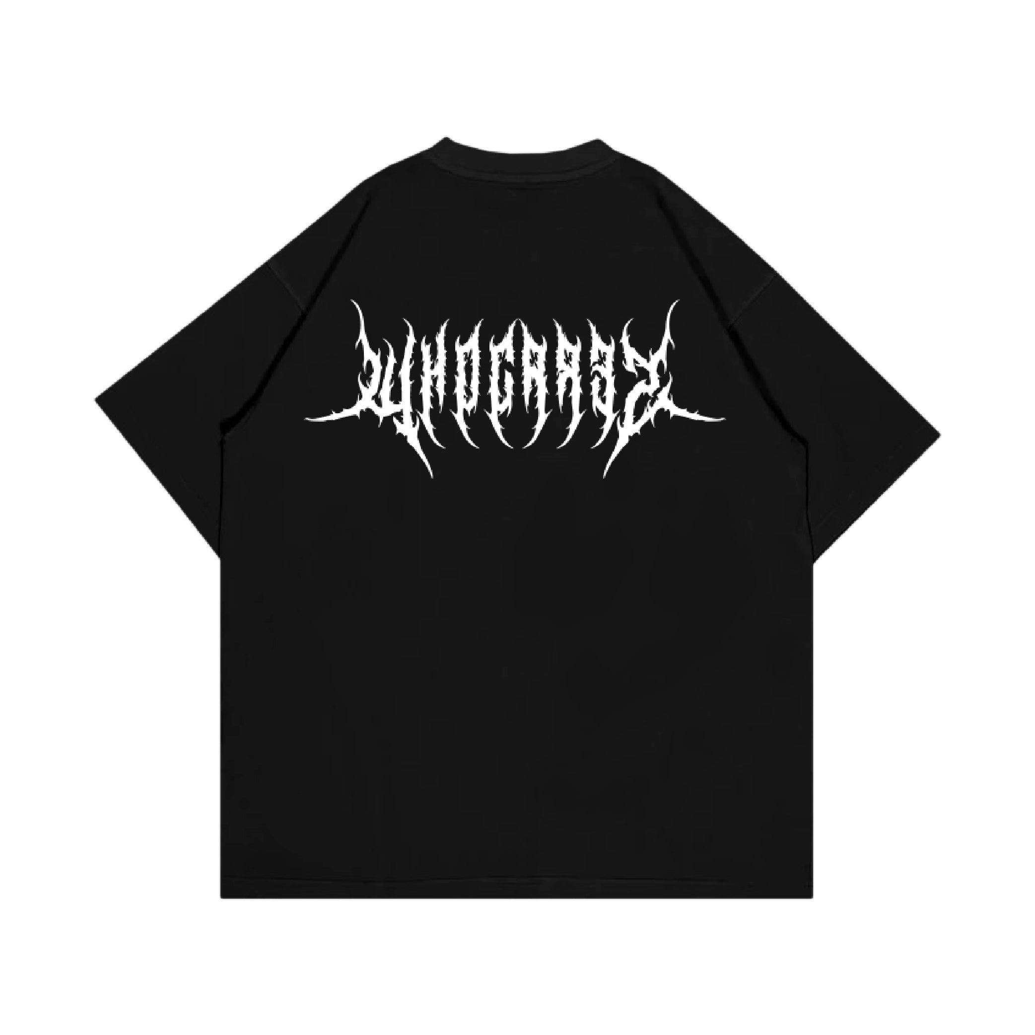 Reflective Gothic Tee Black