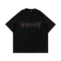 Distressed Eiffel Tower Tee Black
