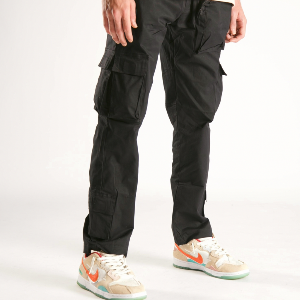 Cresent Cargo Pants (Black)