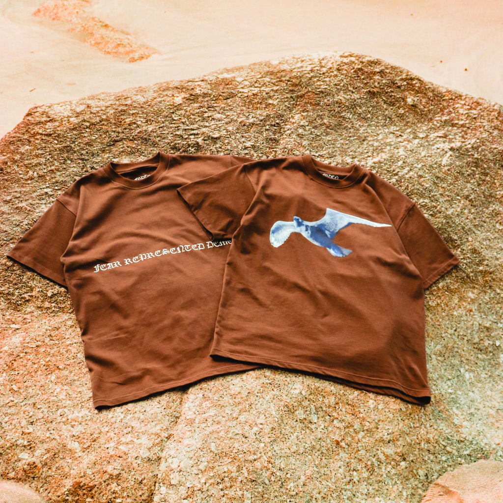 Demons Dust Essential Logo Tee Brown