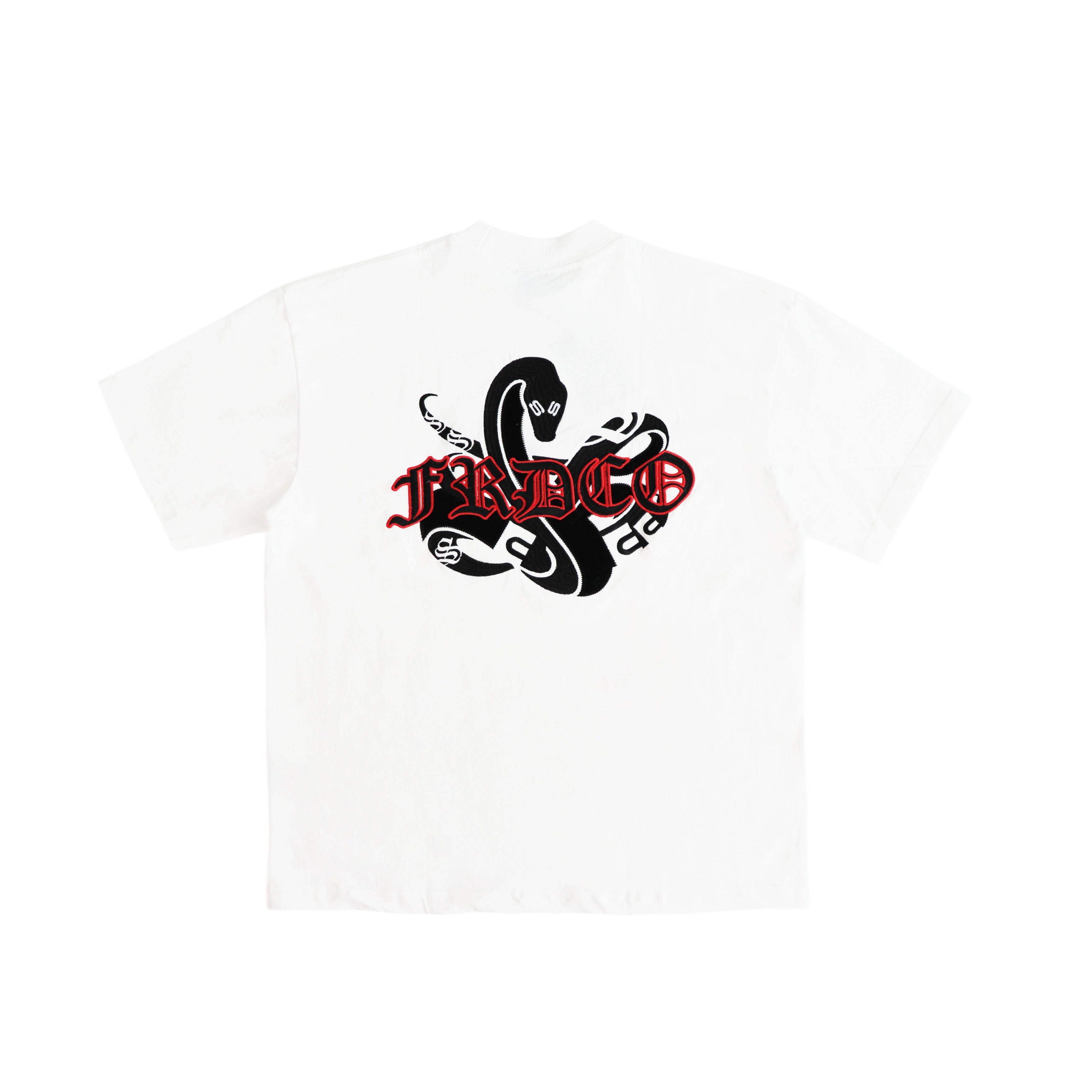 Triple S : Embroidery Snake Tee White