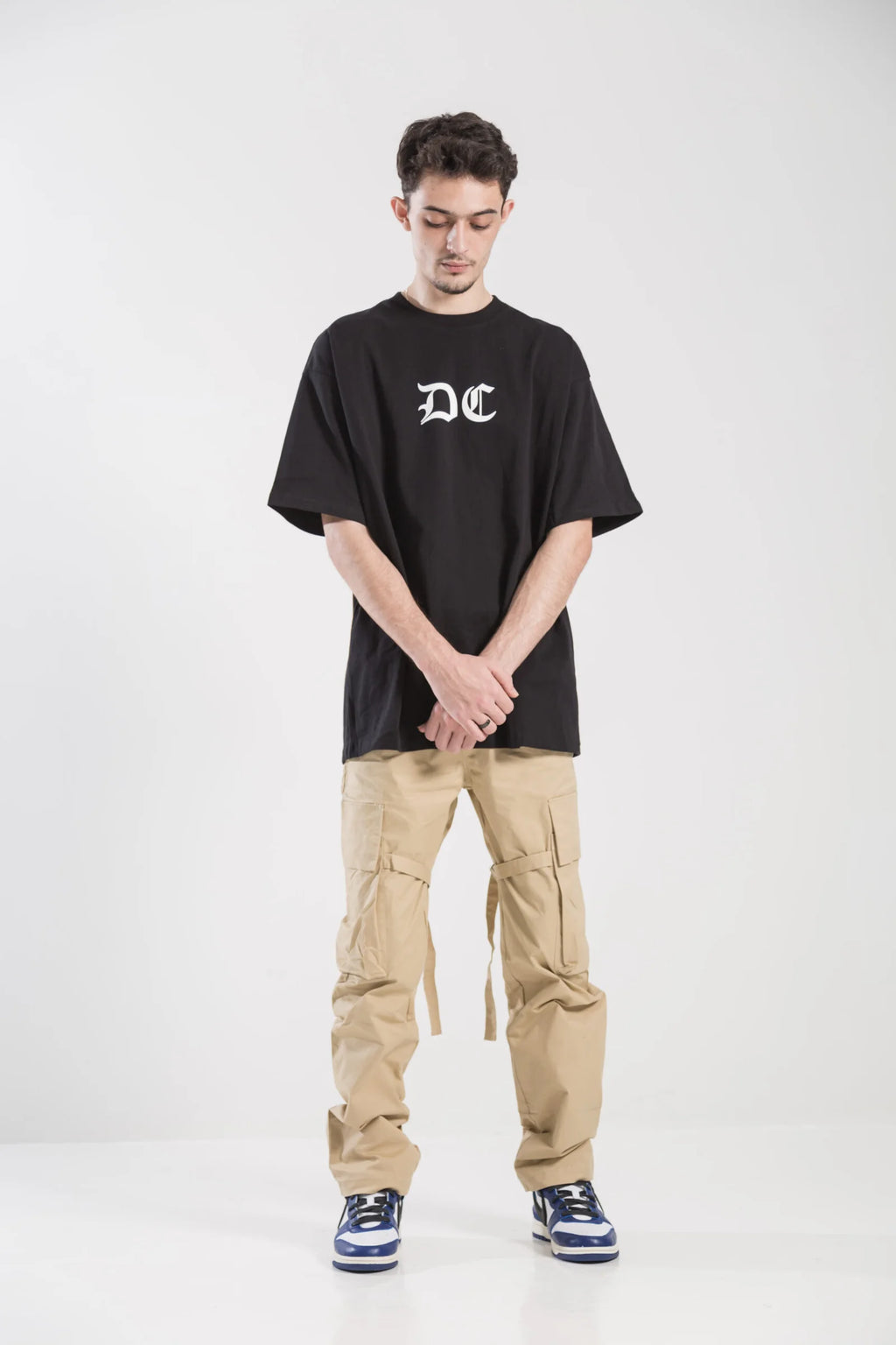 Patchwork Cargo Pants (Khaki)