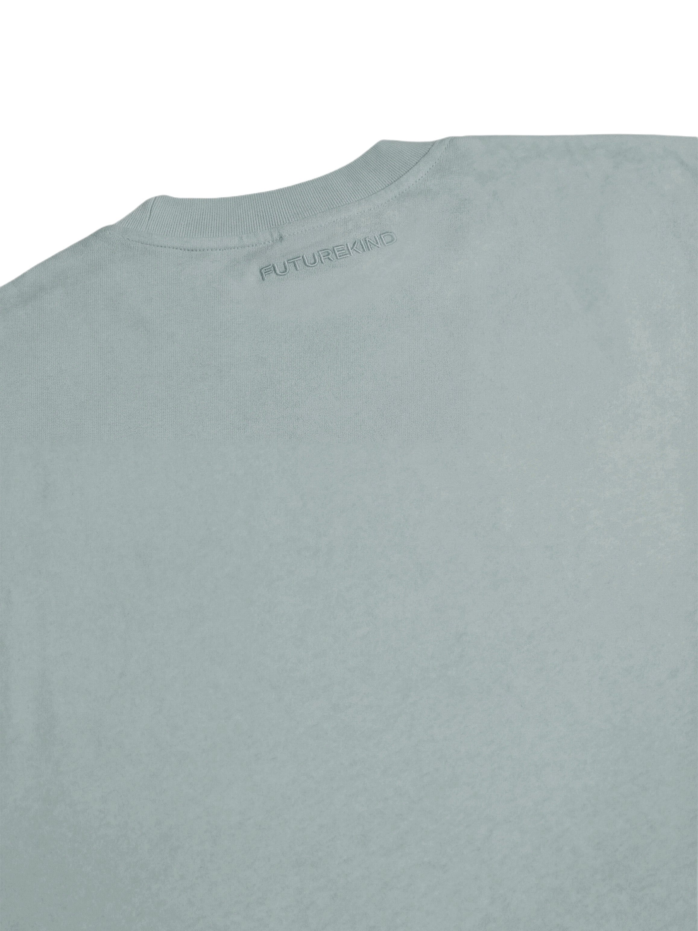 Essential Crop Tee - Haze Blue