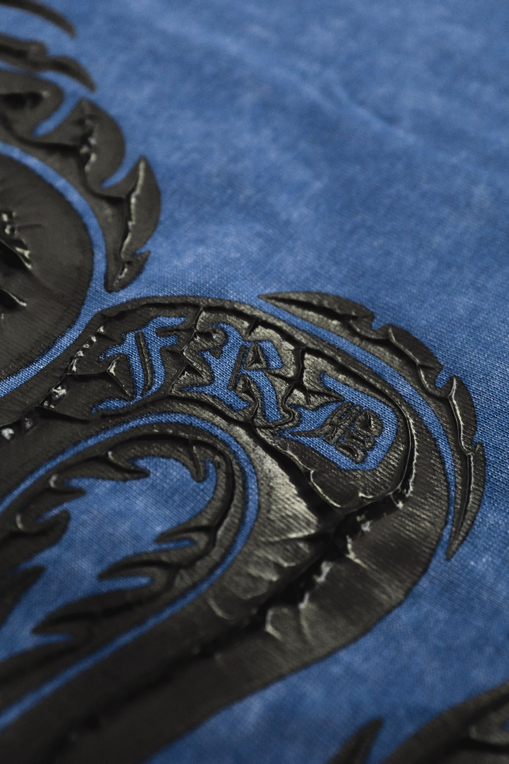 Dark Dragon Stoned Wash Tee Blue