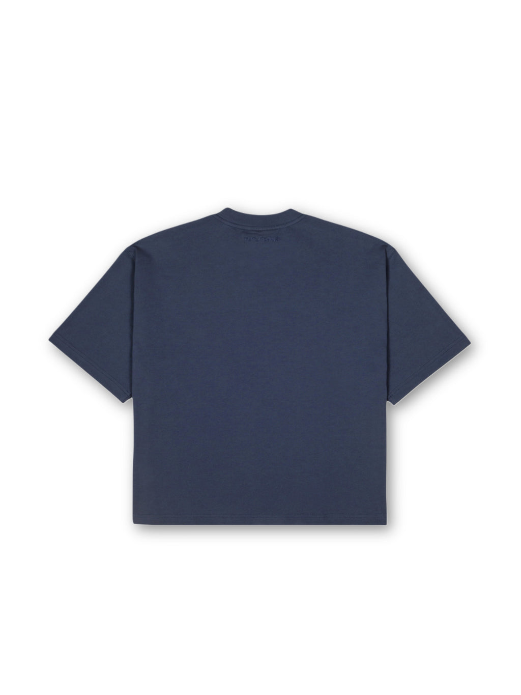 Essential Crop Tee - Midnight Blue