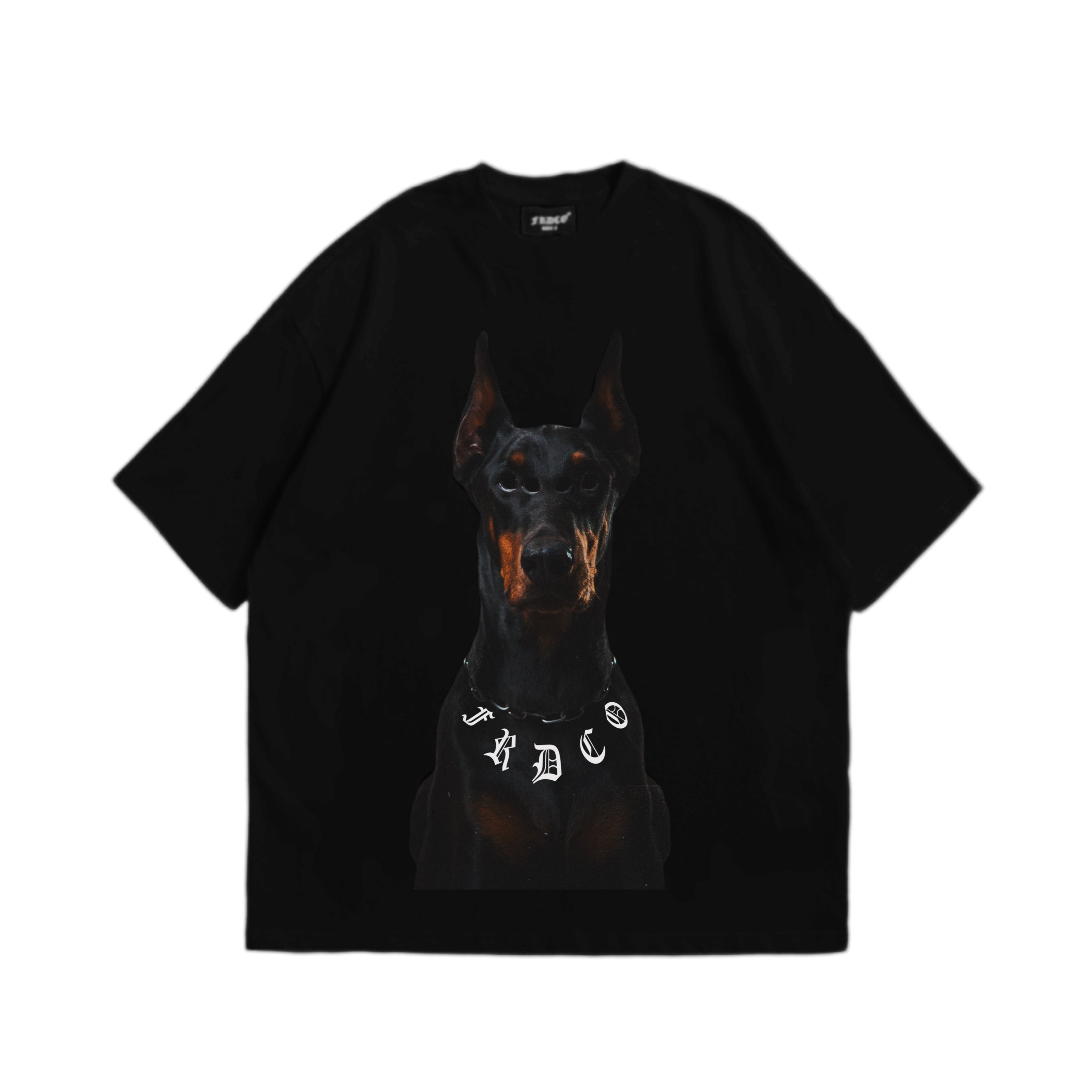 Dog Head Logo Tee Black