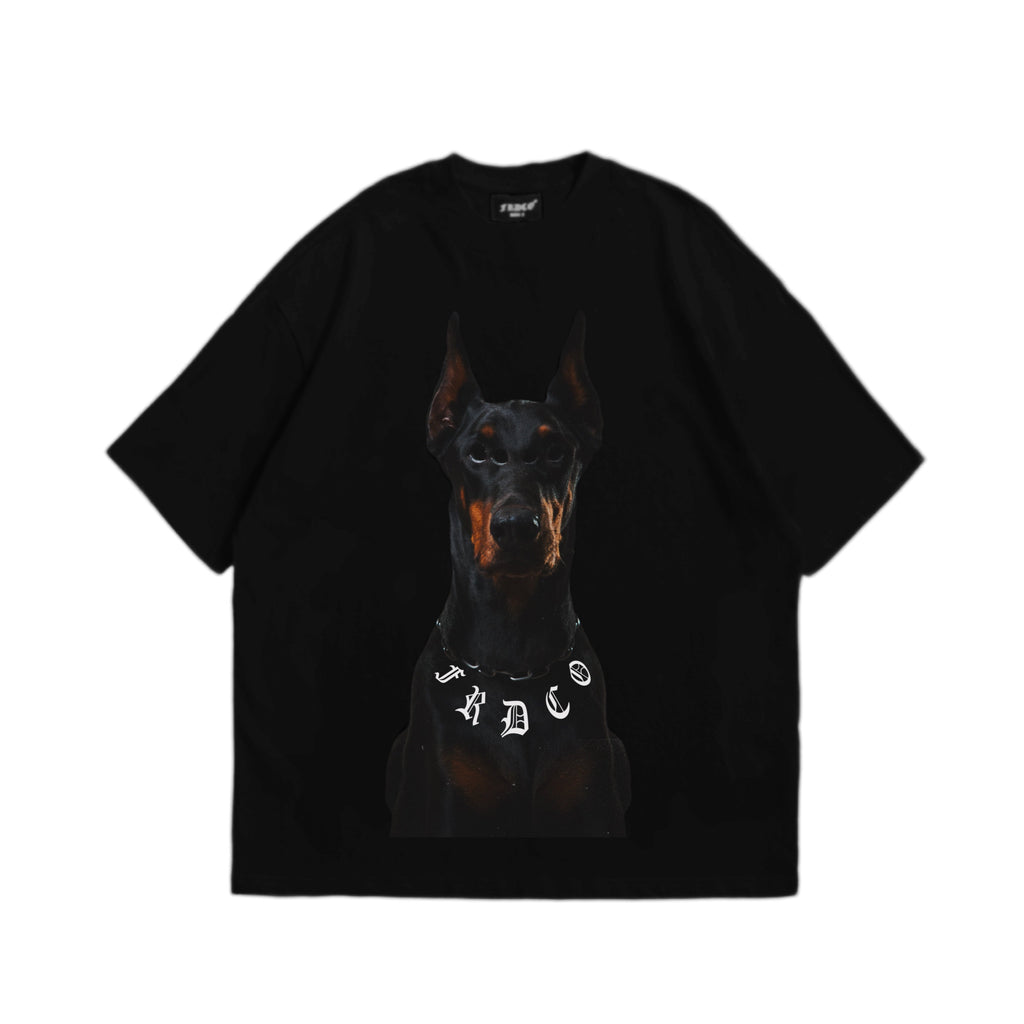 Dog Head Logo Tee Black