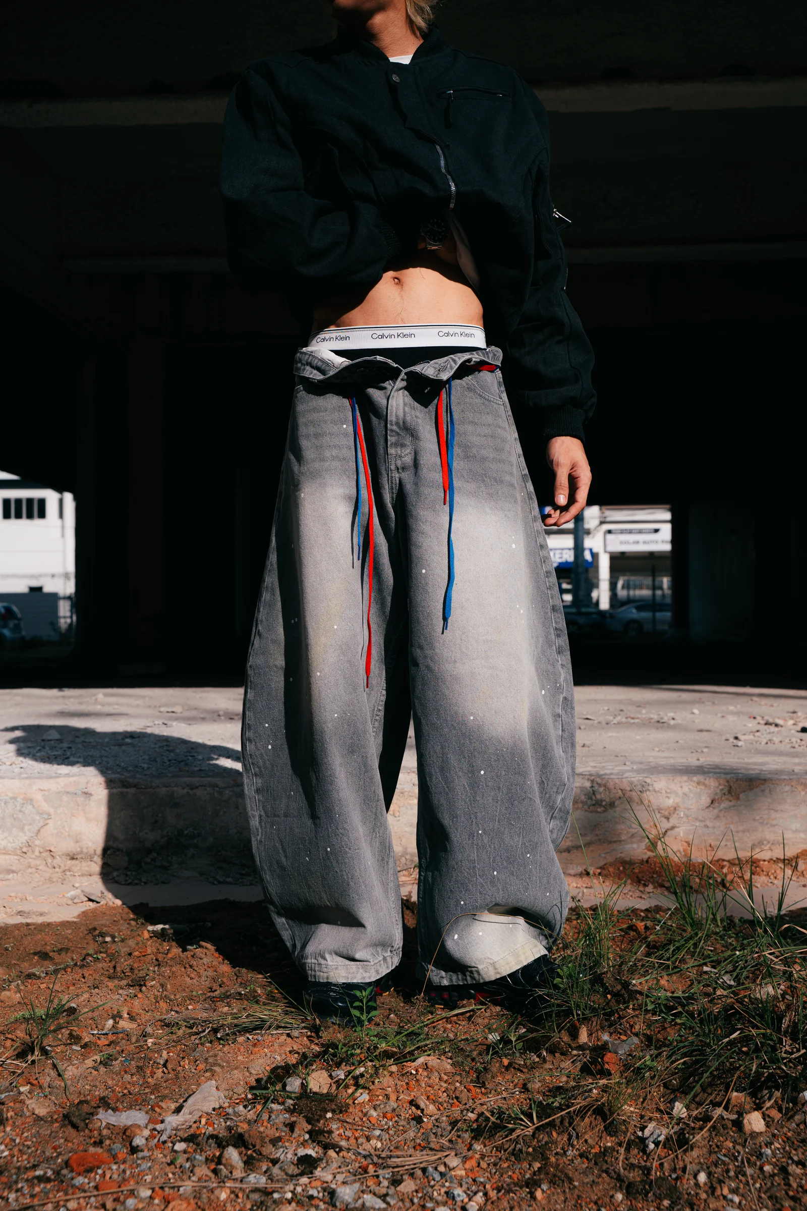 Baggy Curve Jeans (Vintage Grey)