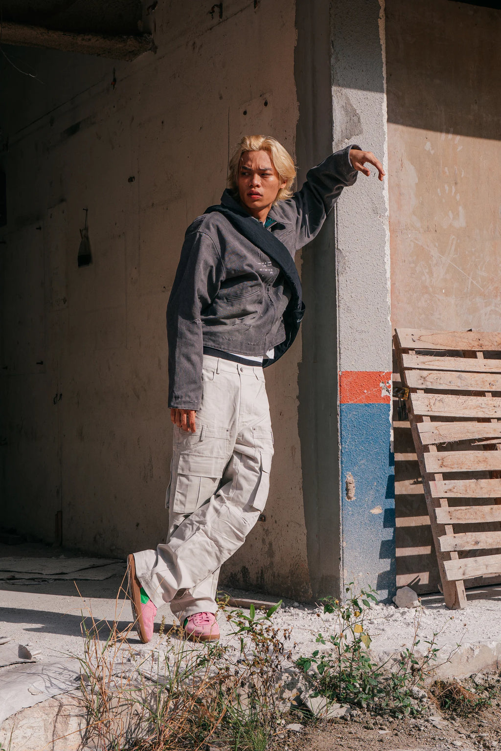 Mases Cargo Pants (Oak White)