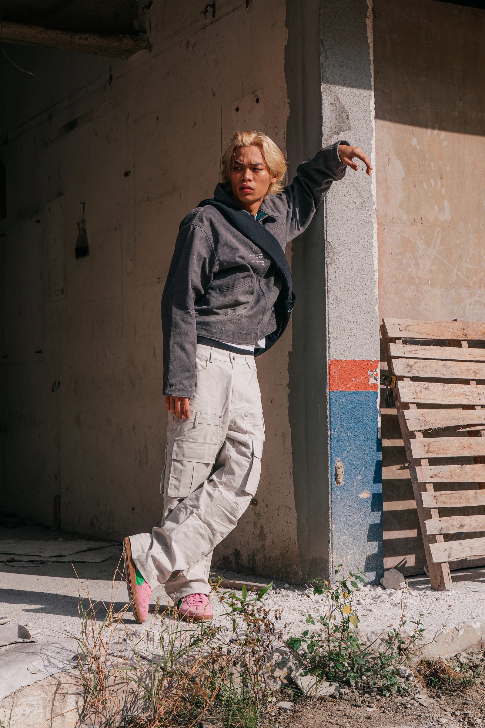Mases Cargo Pants (Oak White)