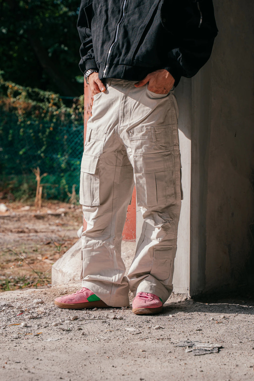 Mases Cargo Pants (Oak White)