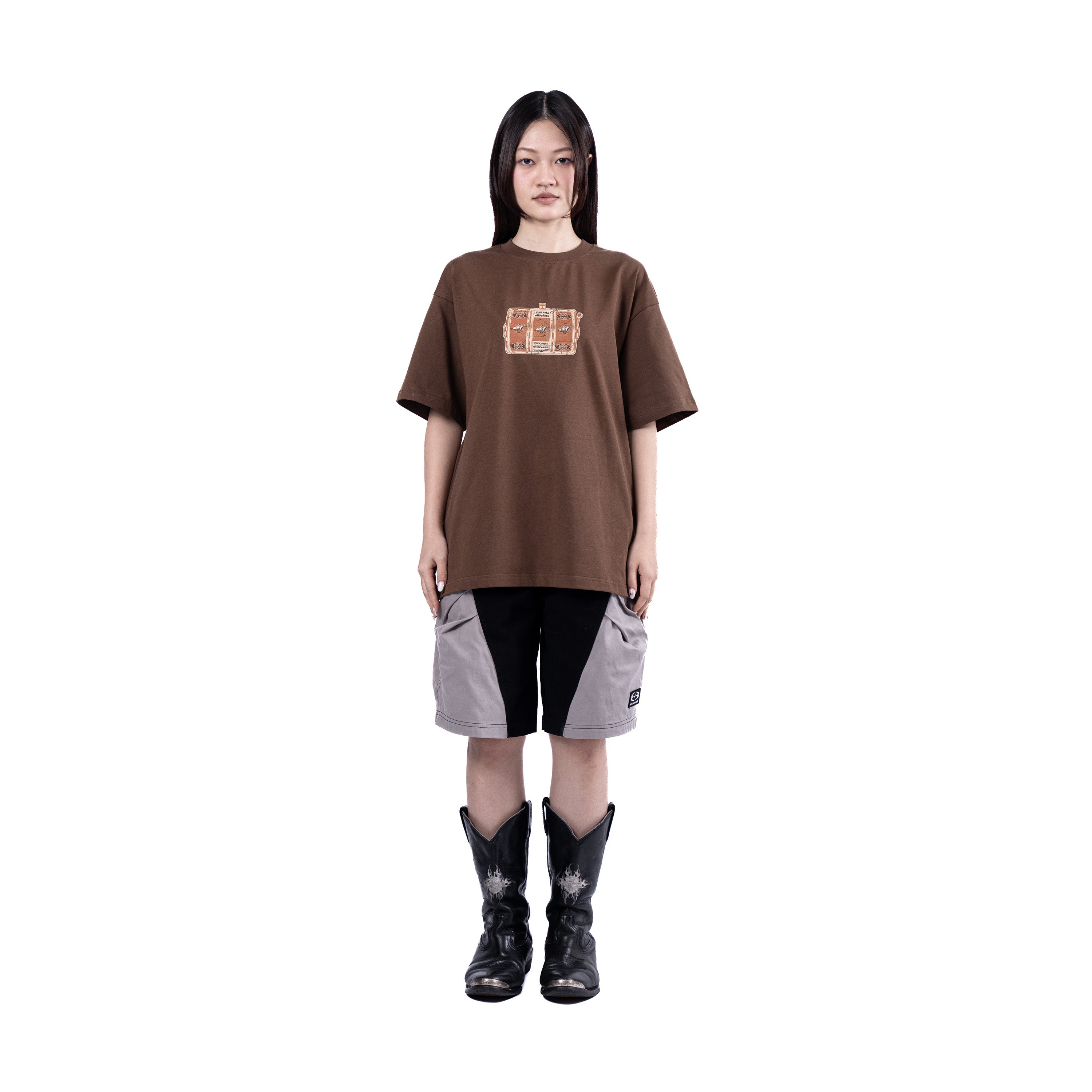 Jackpot Tee Brown