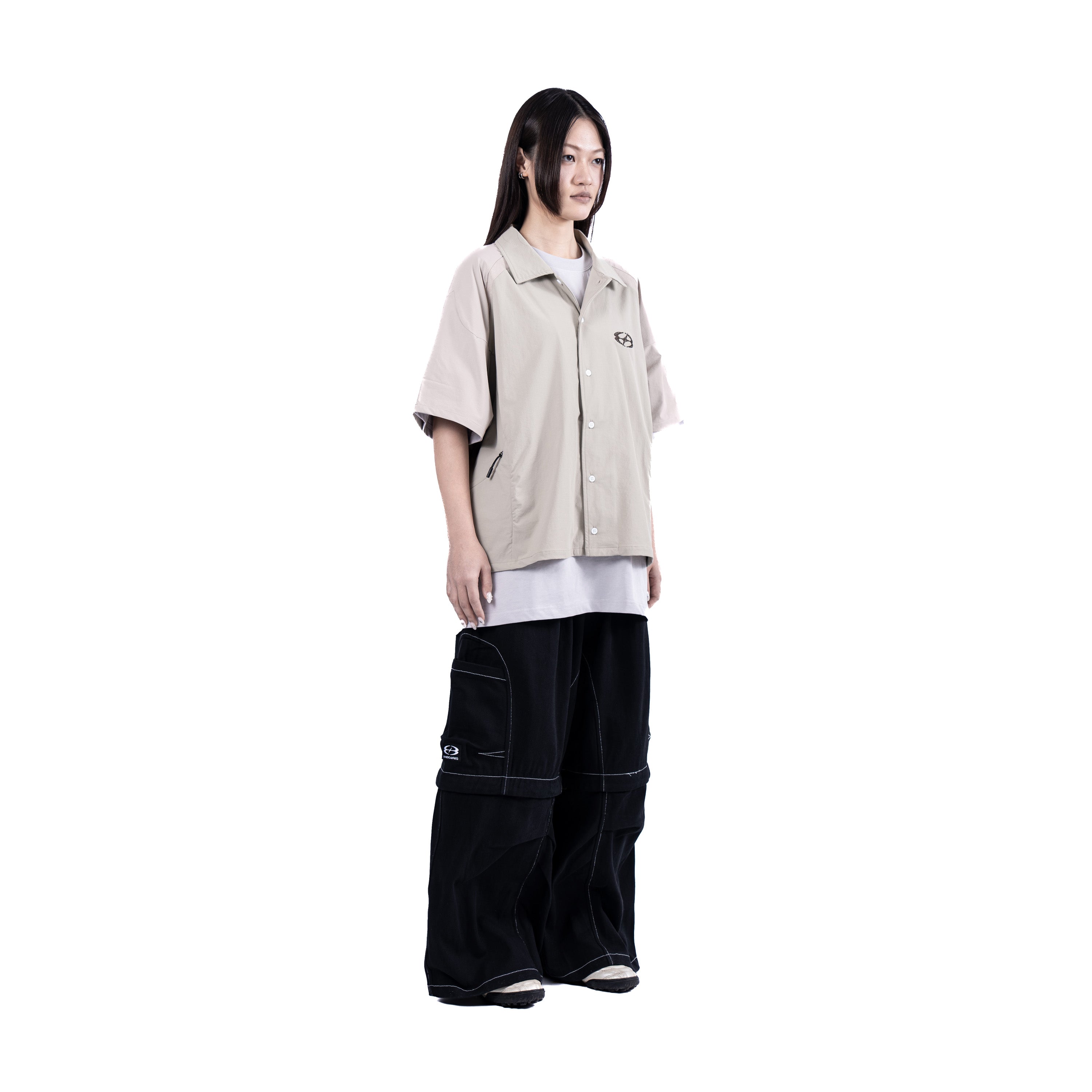 U8 Boxy Shirt Khaki
