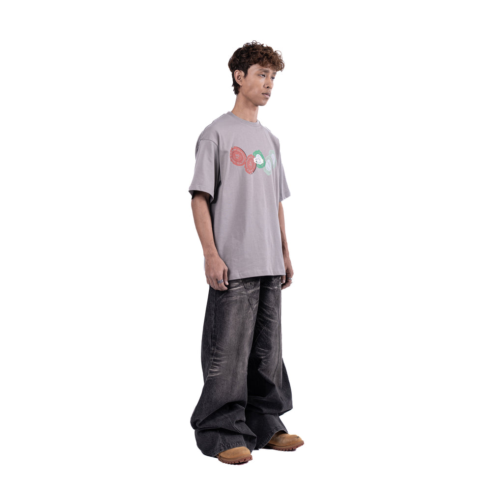 W.Chips Tee Dark Grey