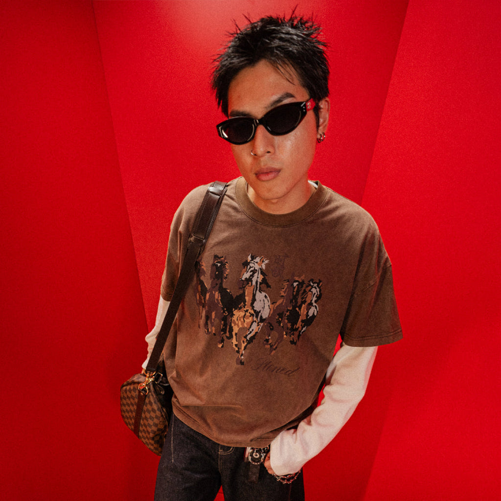 Dark Horse : Gallop Tee Brown