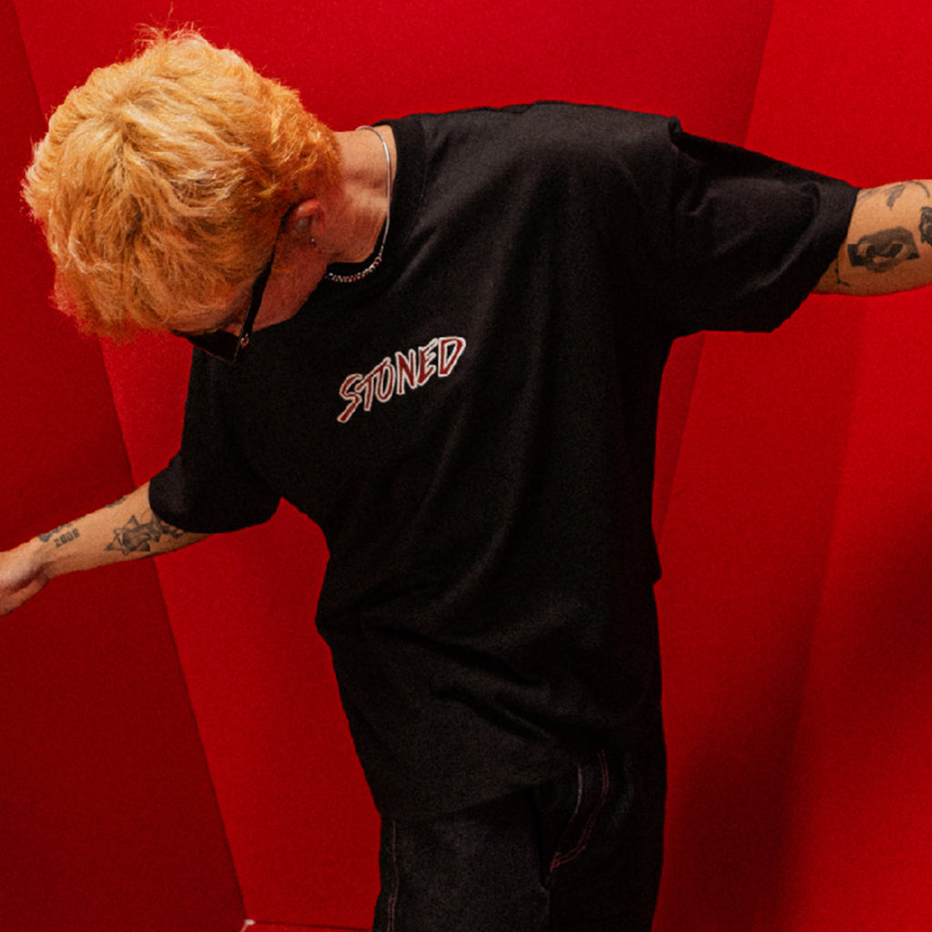 Dark Horse : Leather Maple Tee Black