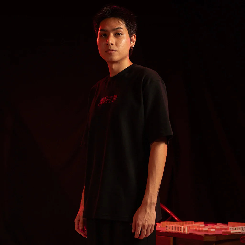 Dark Horse : Twin Horses Tee Black