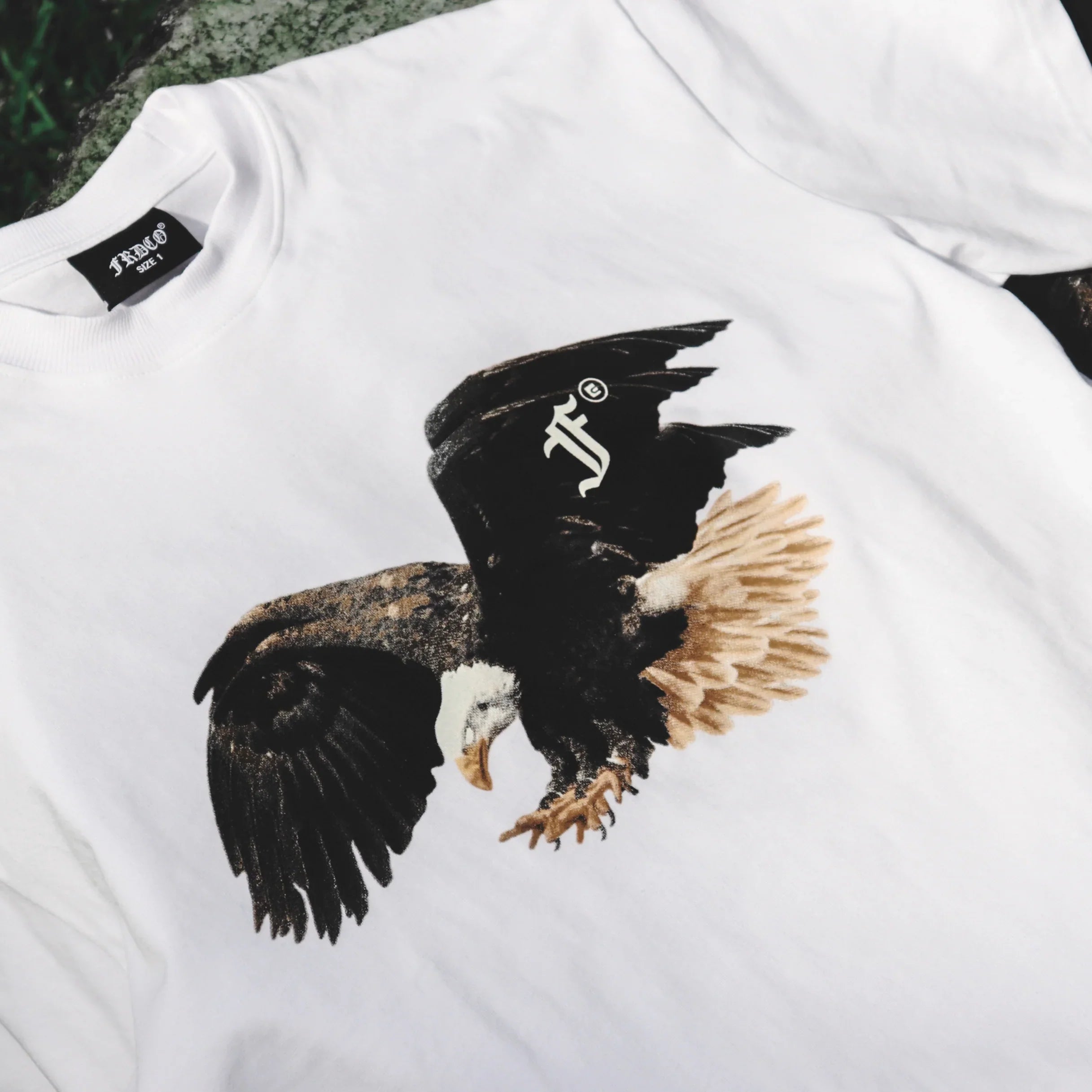 Eagle Logo Tee White