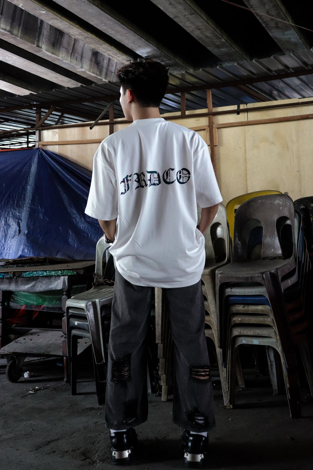 SS25 Rainbow Essential Tee White