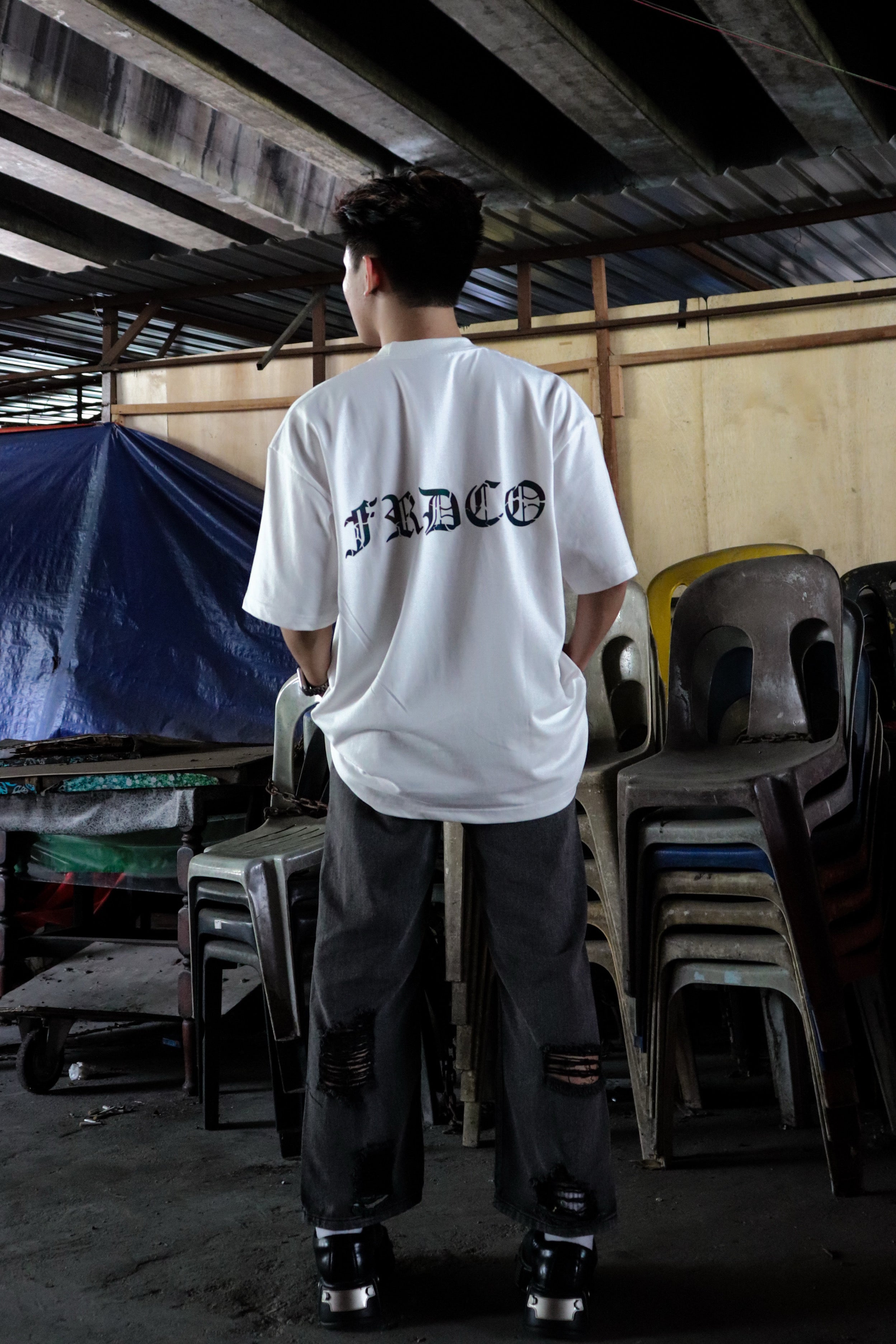 SS25 Rainbow Essential Tee White