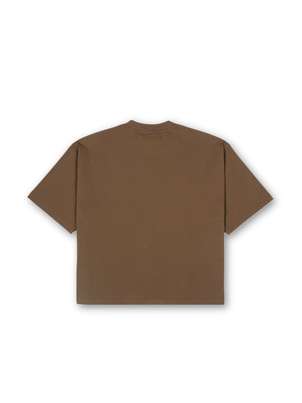 Essential Crop Tee - Brown