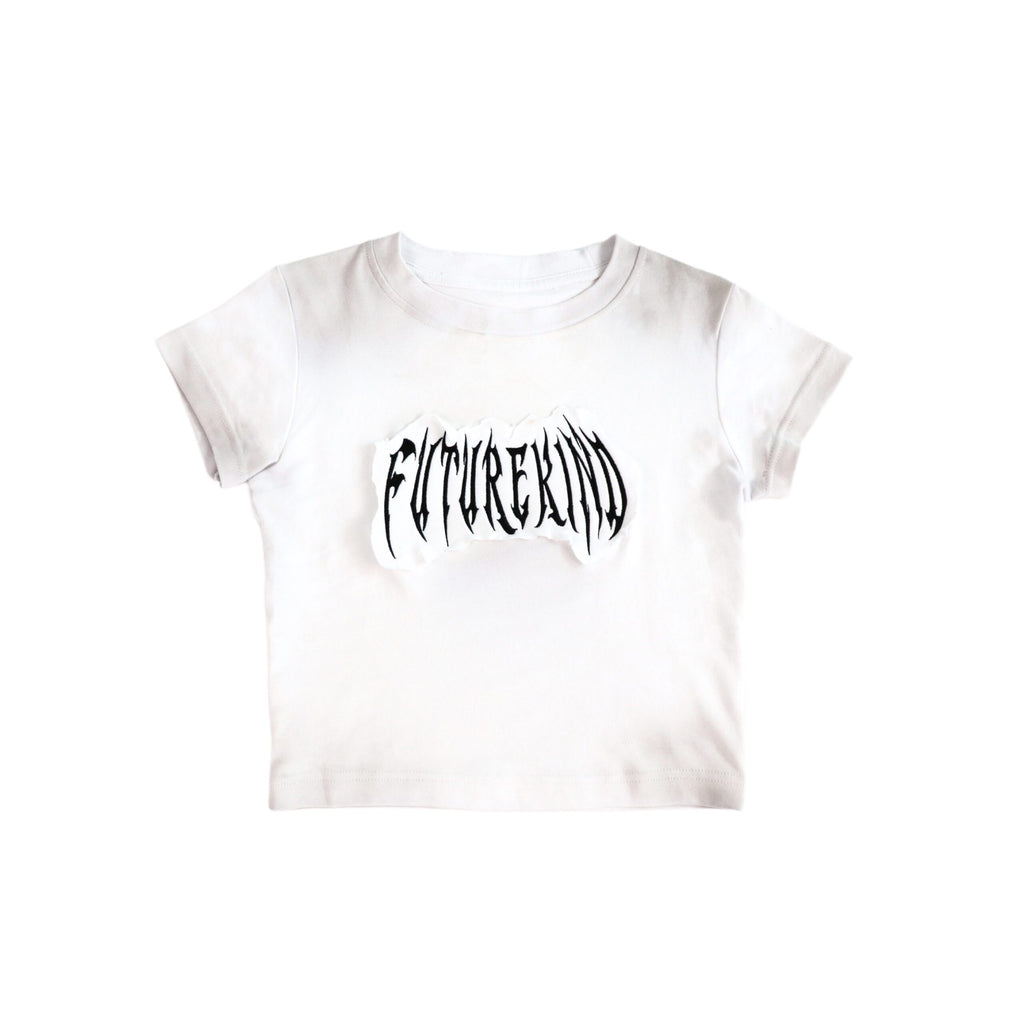 Sand Structure Crop Top Khaki