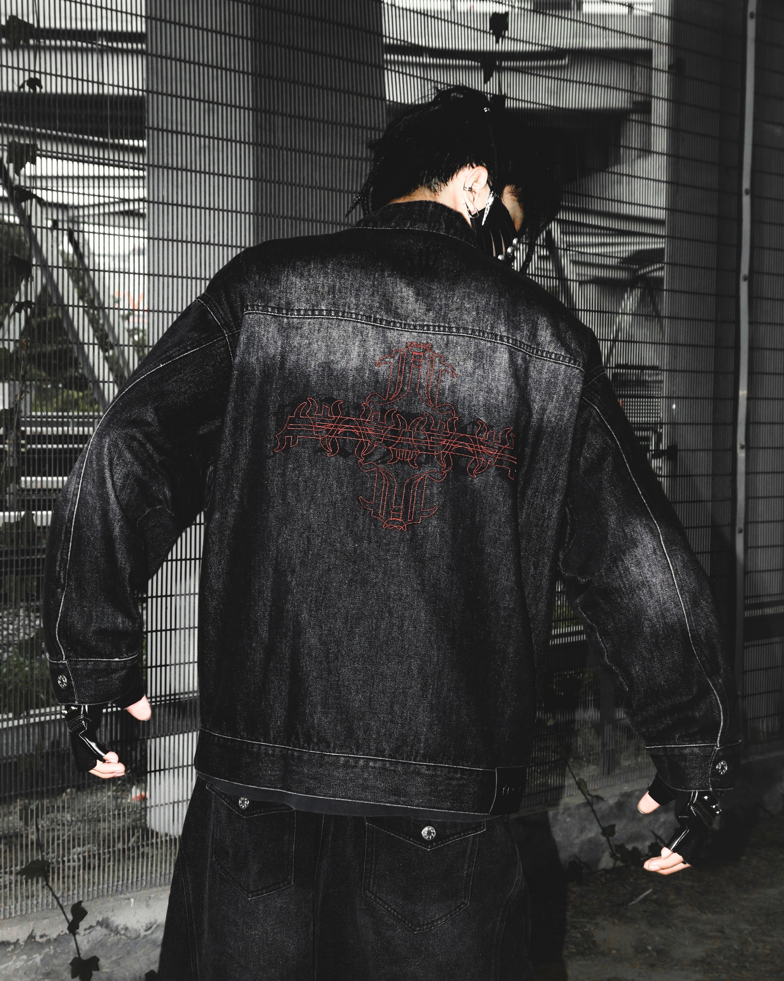 Aura Denim Jacket Black