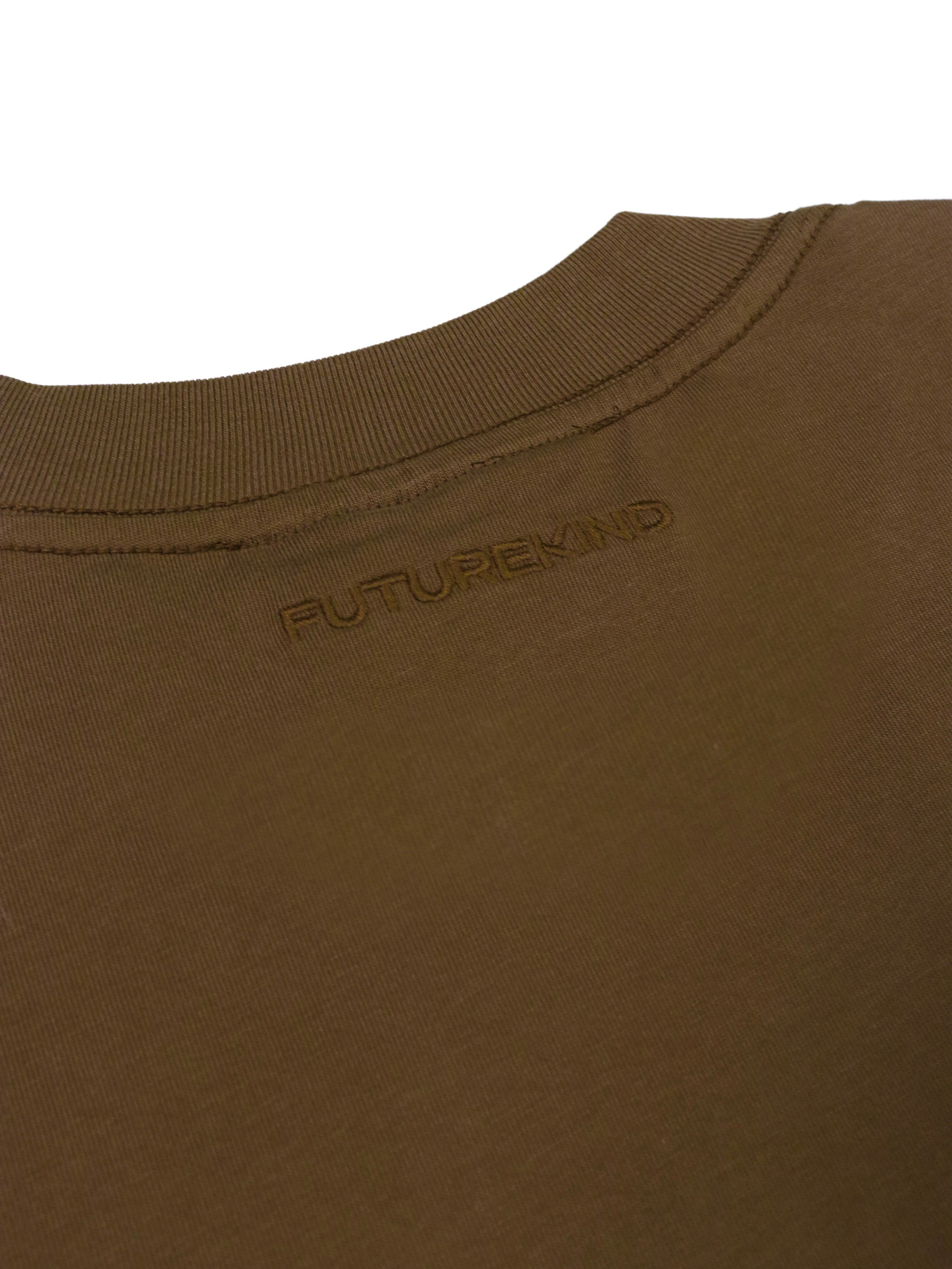 Essential Crop Tee - Brown