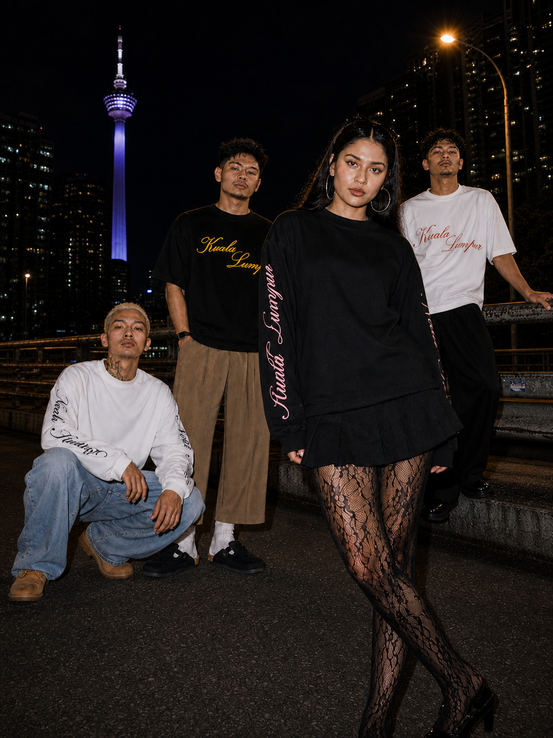 KL Signage Tee (Black/White)