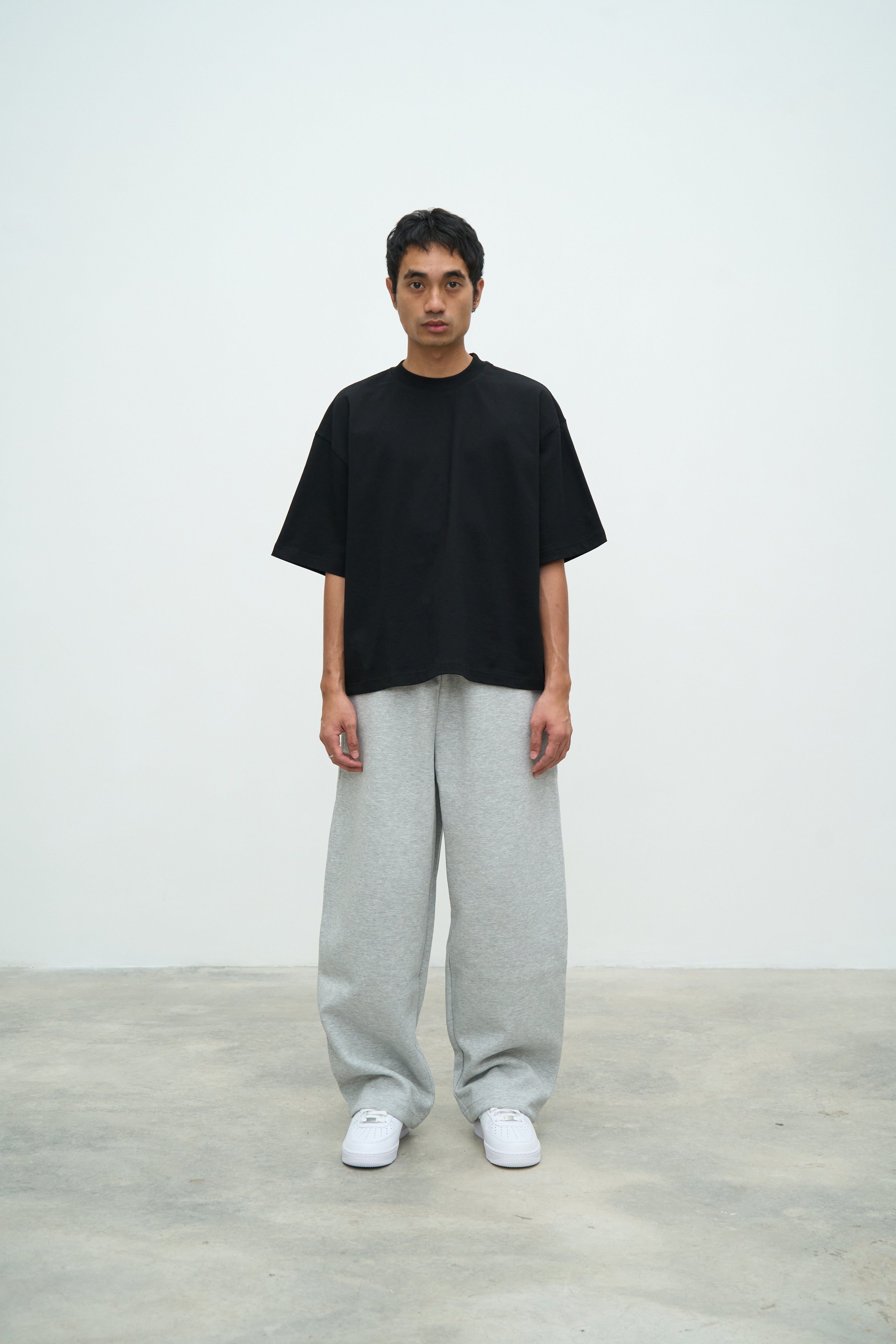 Essential Crop Tee - Jet Black