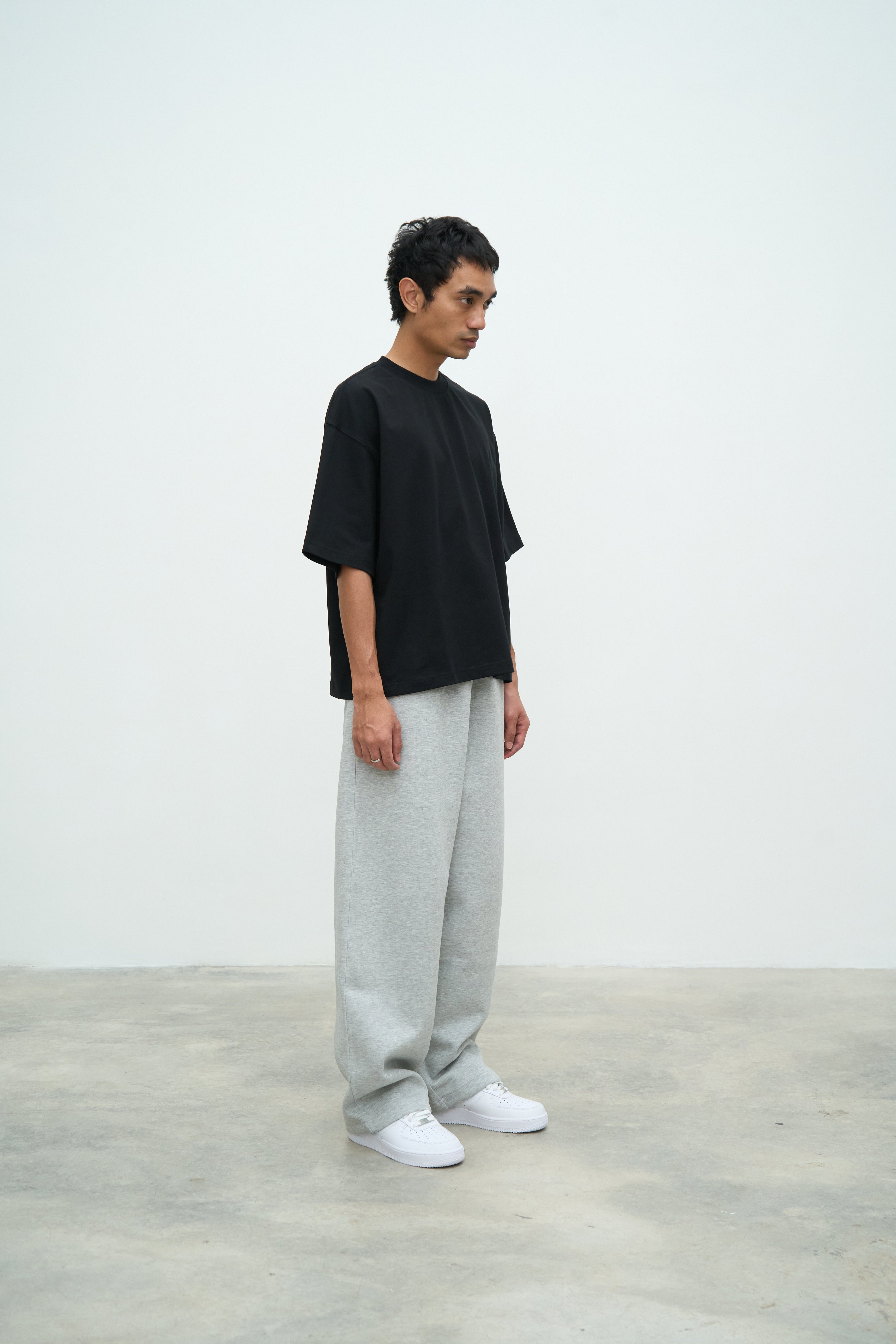 Essential Crop Tee - Jet Black