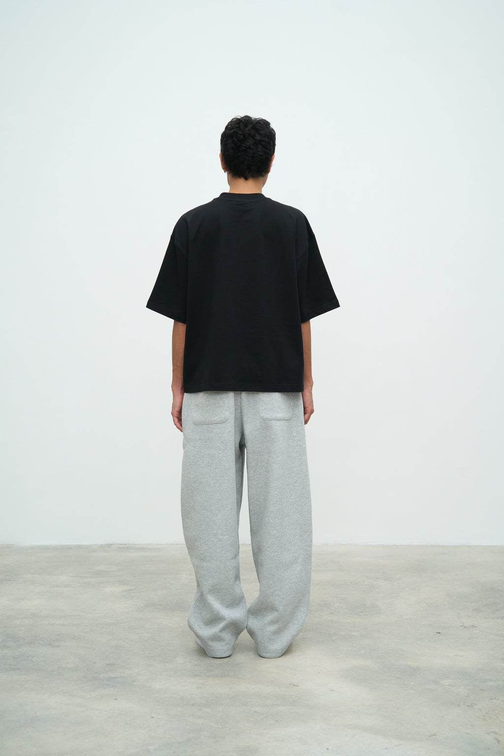 Essential Crop Tee - Jet Black