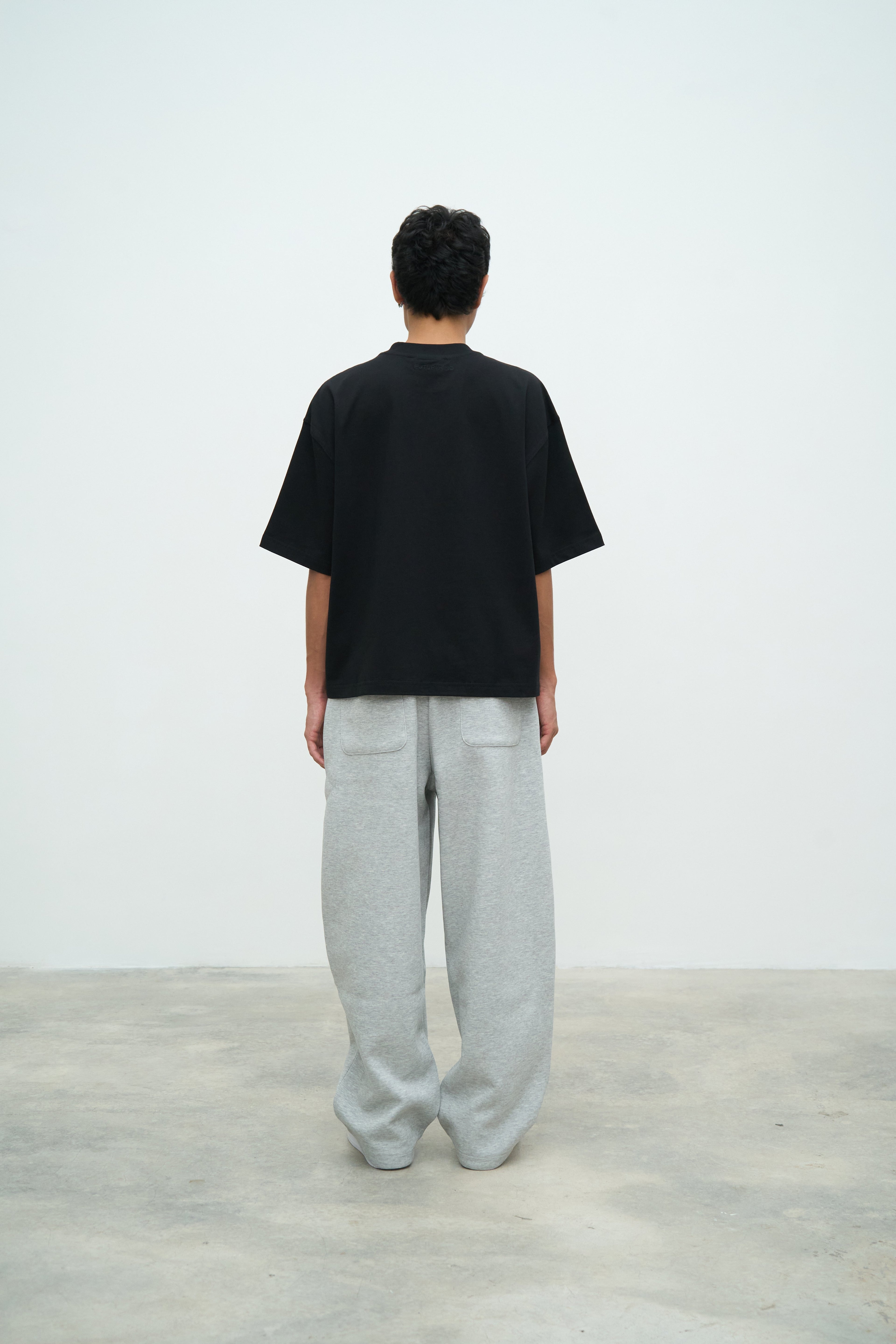 Essential Crop Tee - Jet Black