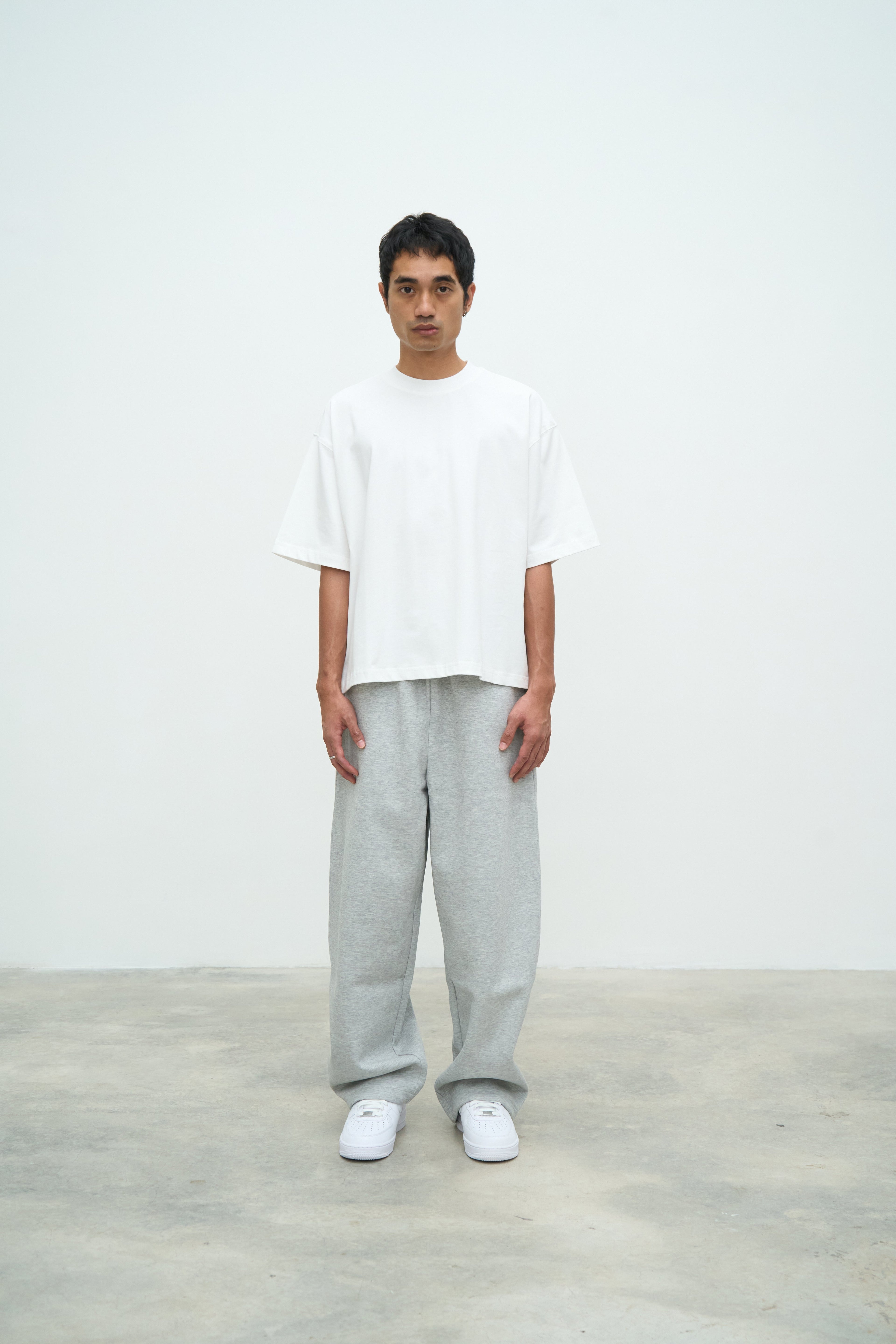 Essential Crop Tee - White