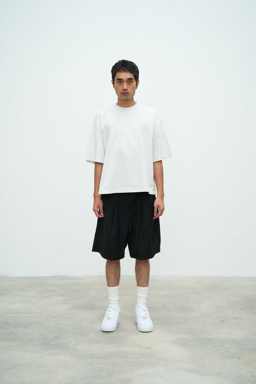 Essential Crop Tee - Melange