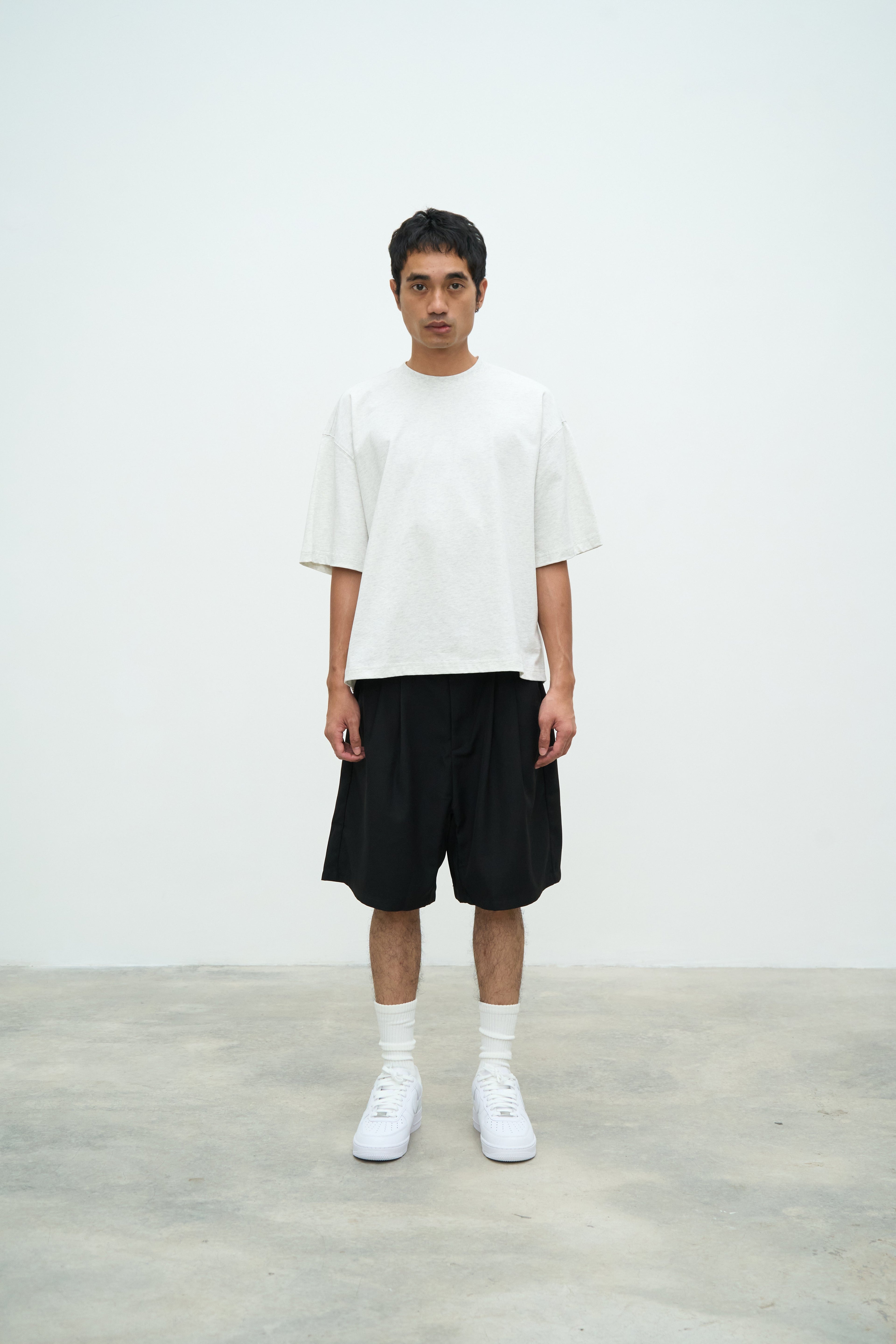 Essential Crop Tee - Melange