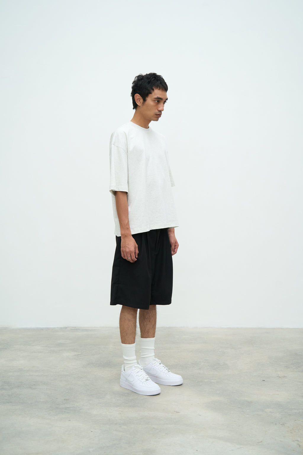 Essential Crop Tee - Melange