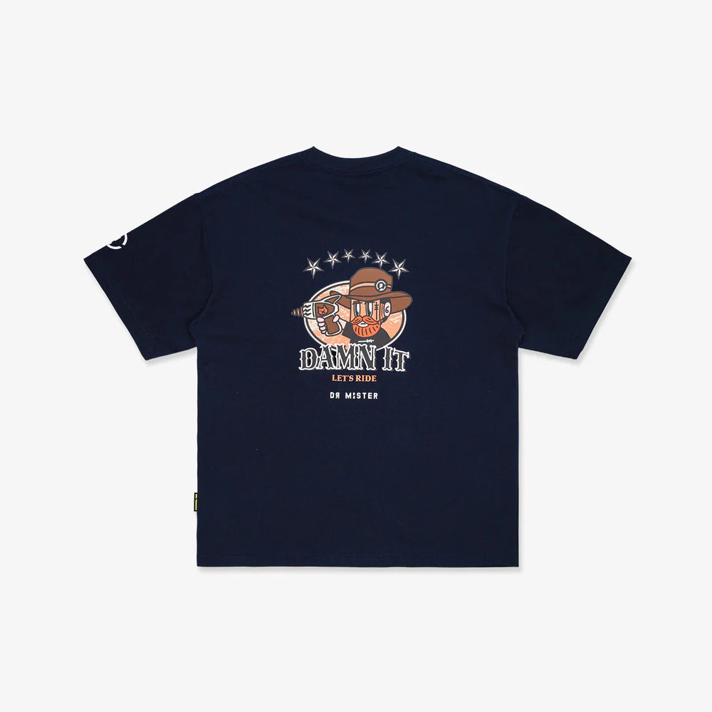 Gunslinger Tee Navy Blue